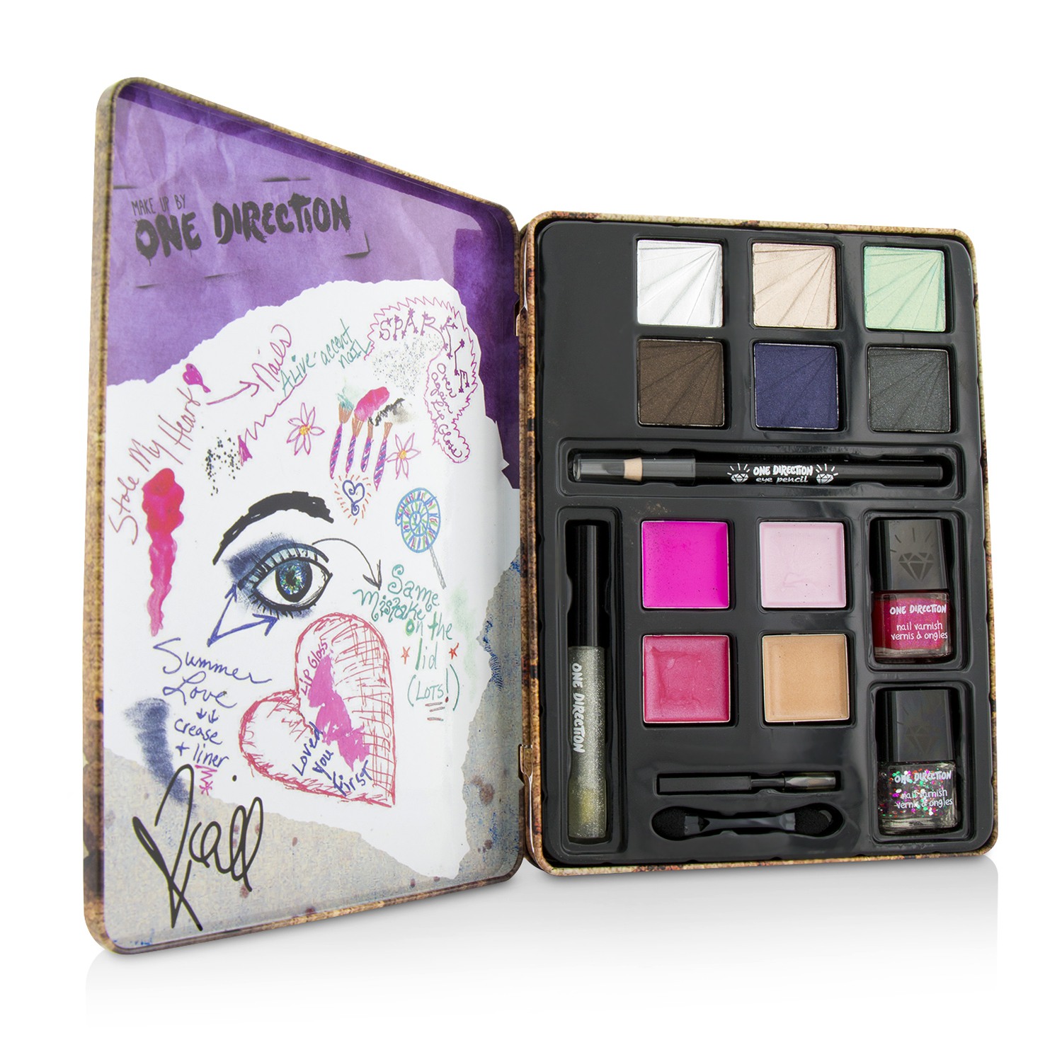 One Direction Make Up Palette Picture Color