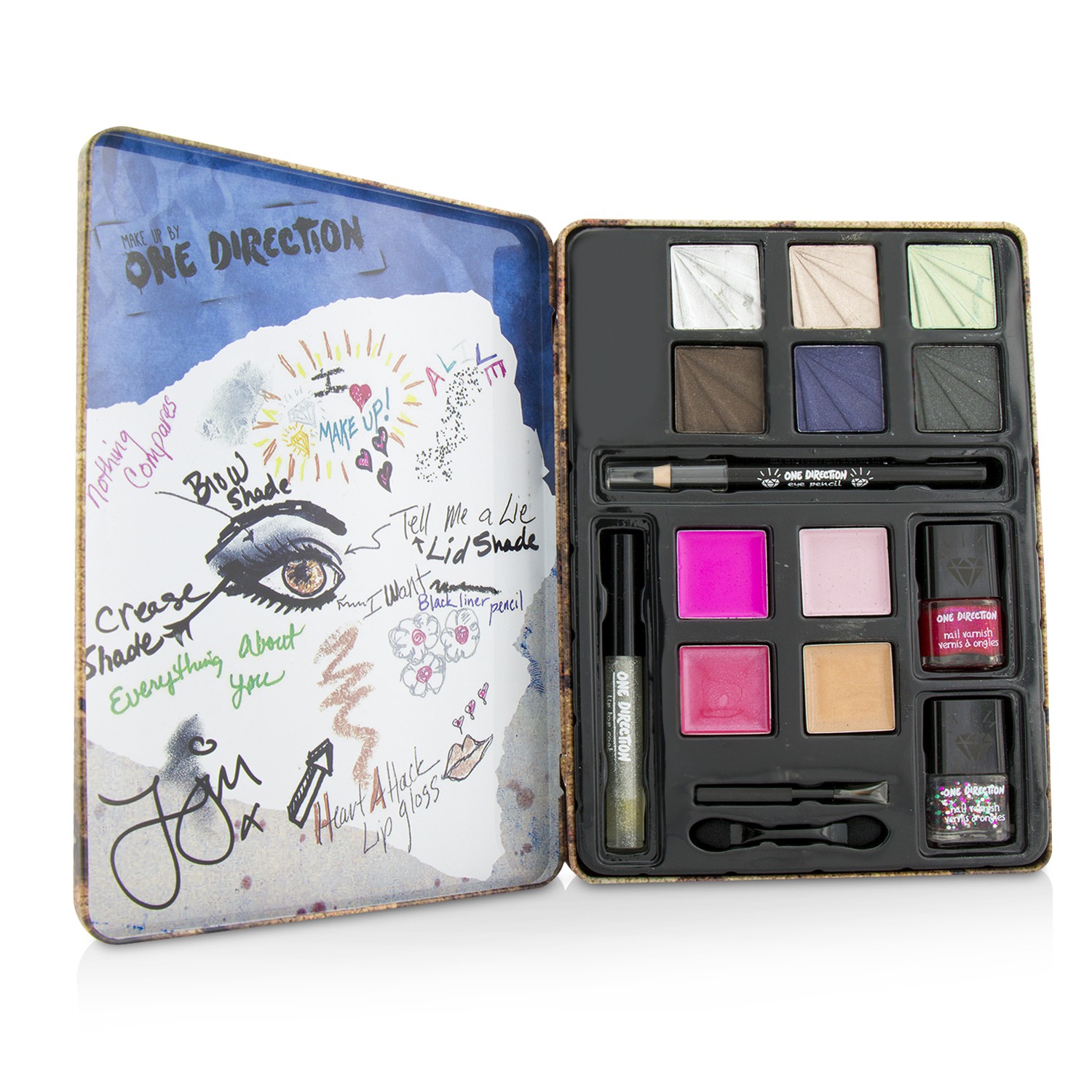 One Direction Make Up Palette Picture Color