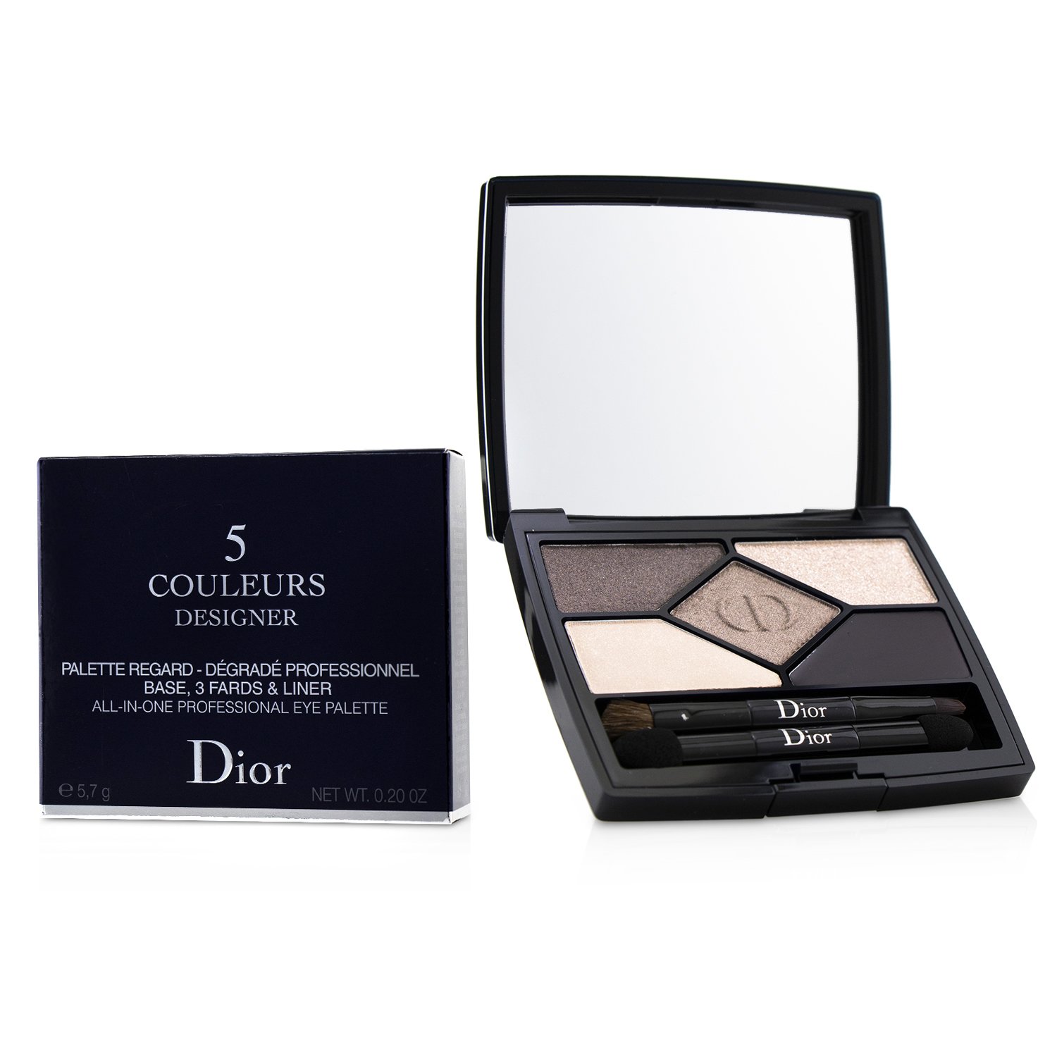 Christian Dior 5 Couleurs Designer Paleta de Ojos Profesional Todo En Uno 5.7g/0.2oz