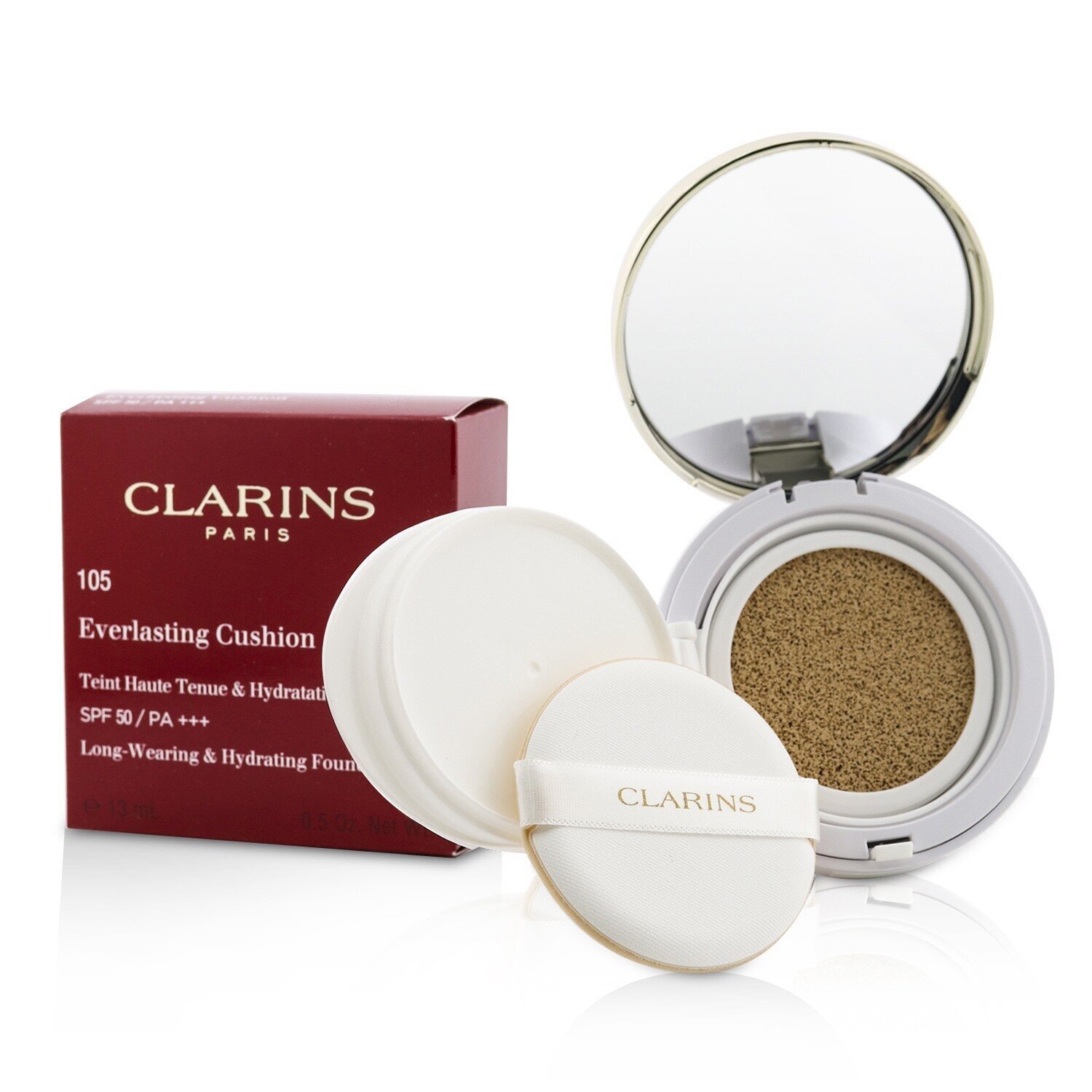 Clarins Everlasting Cushion Foundation SPF 50 13ml/0.5oz