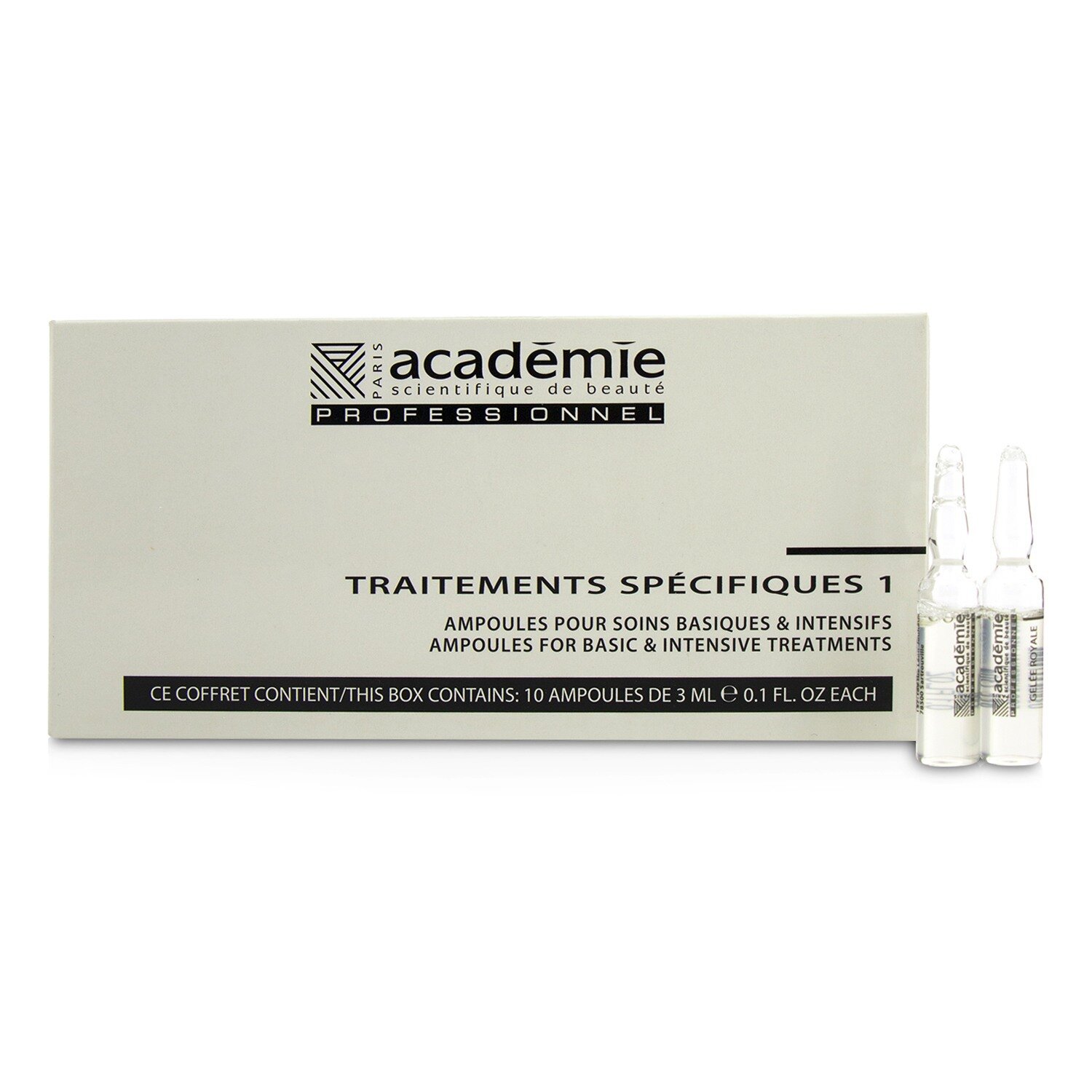 Academie Specific Treatments 1 Ampoules Royal Jelly - Salon Product 10x3ml/0.1oz