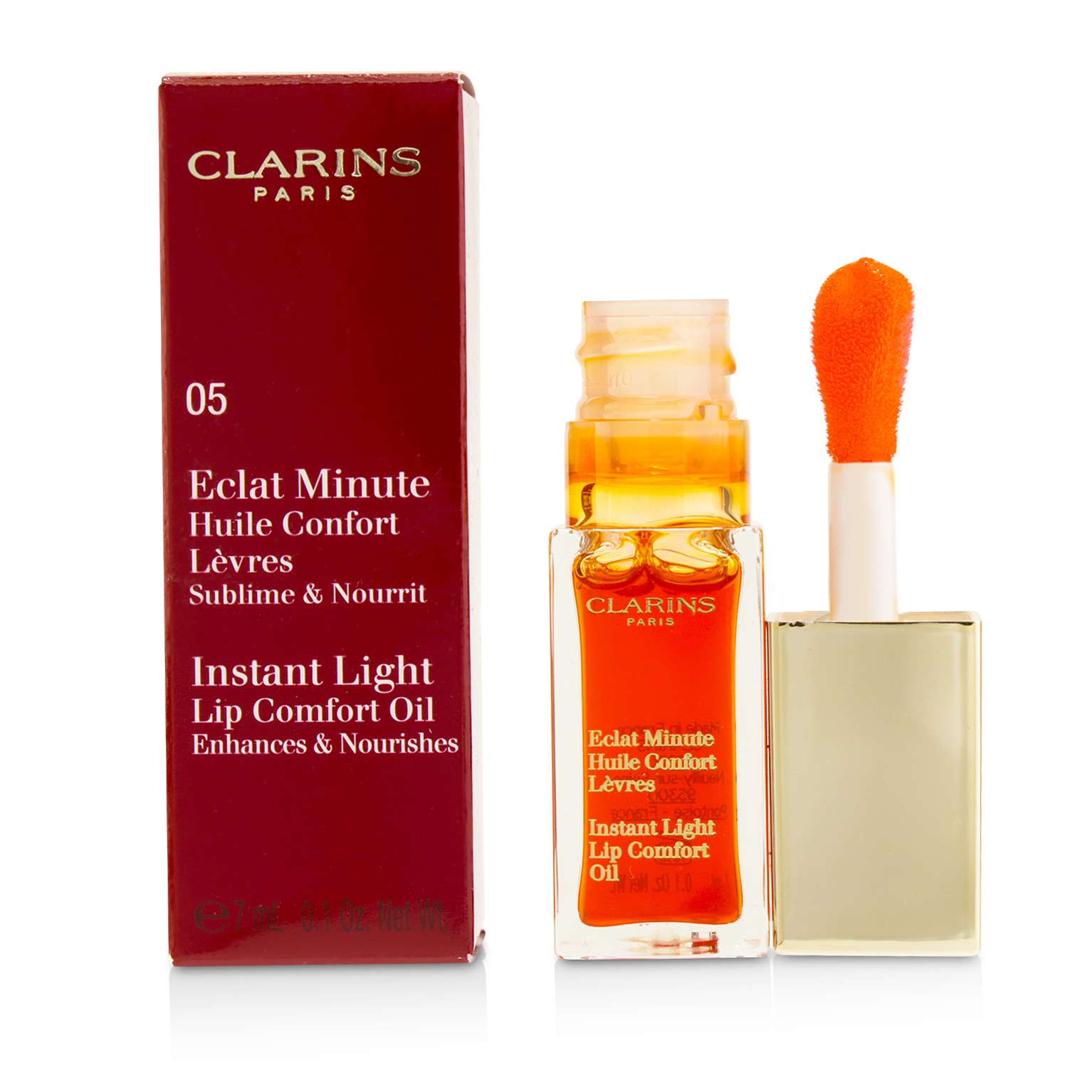 Clarins زيت مريح فوري للشفاه Eclat Minute 7ml/0.1oz