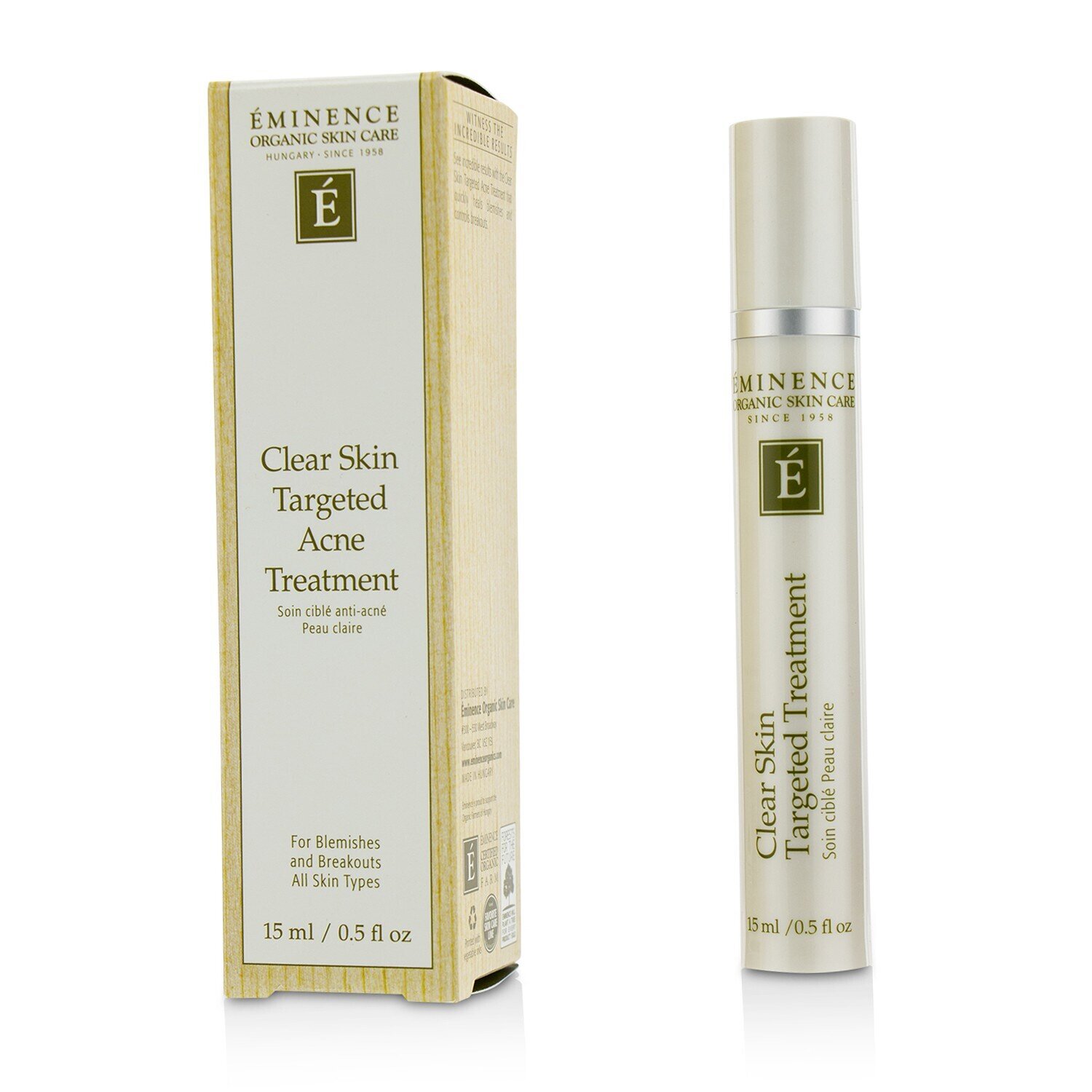 Eminence Kuracja przeciw trądzikowi Clear Skin Targeted Acne Treatment 15ml/0.5oz