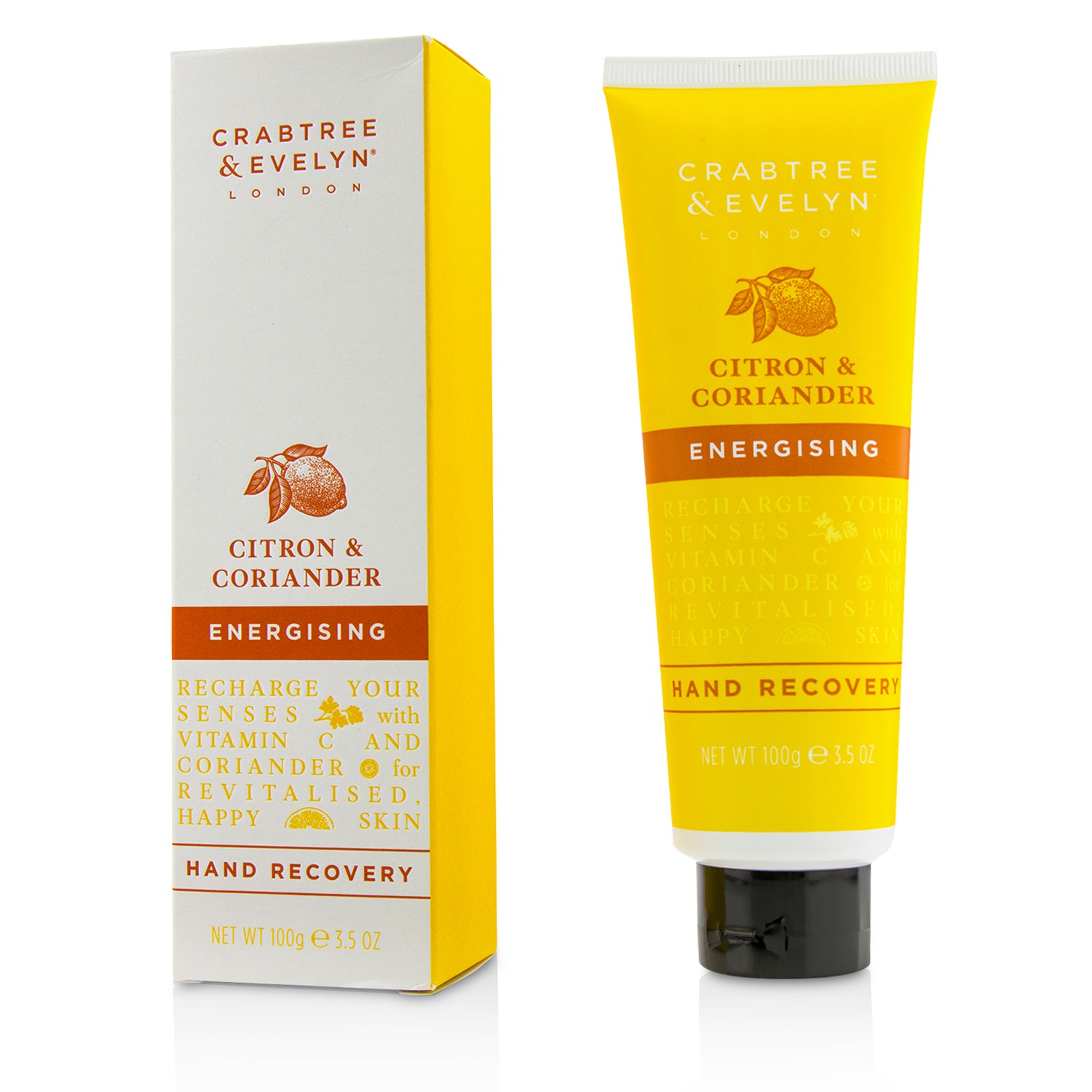 Crabtree & Evelyn Citron & Coriander Energising Hand Recovery 100g/3.5oz