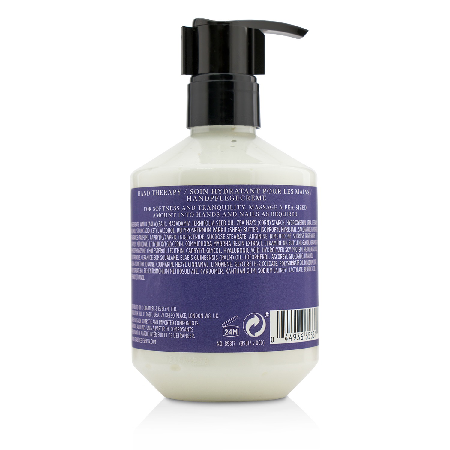 Crabtree & Evelyn Lavender & Espresso Calming Hand Therapy 250ml/8.64oz