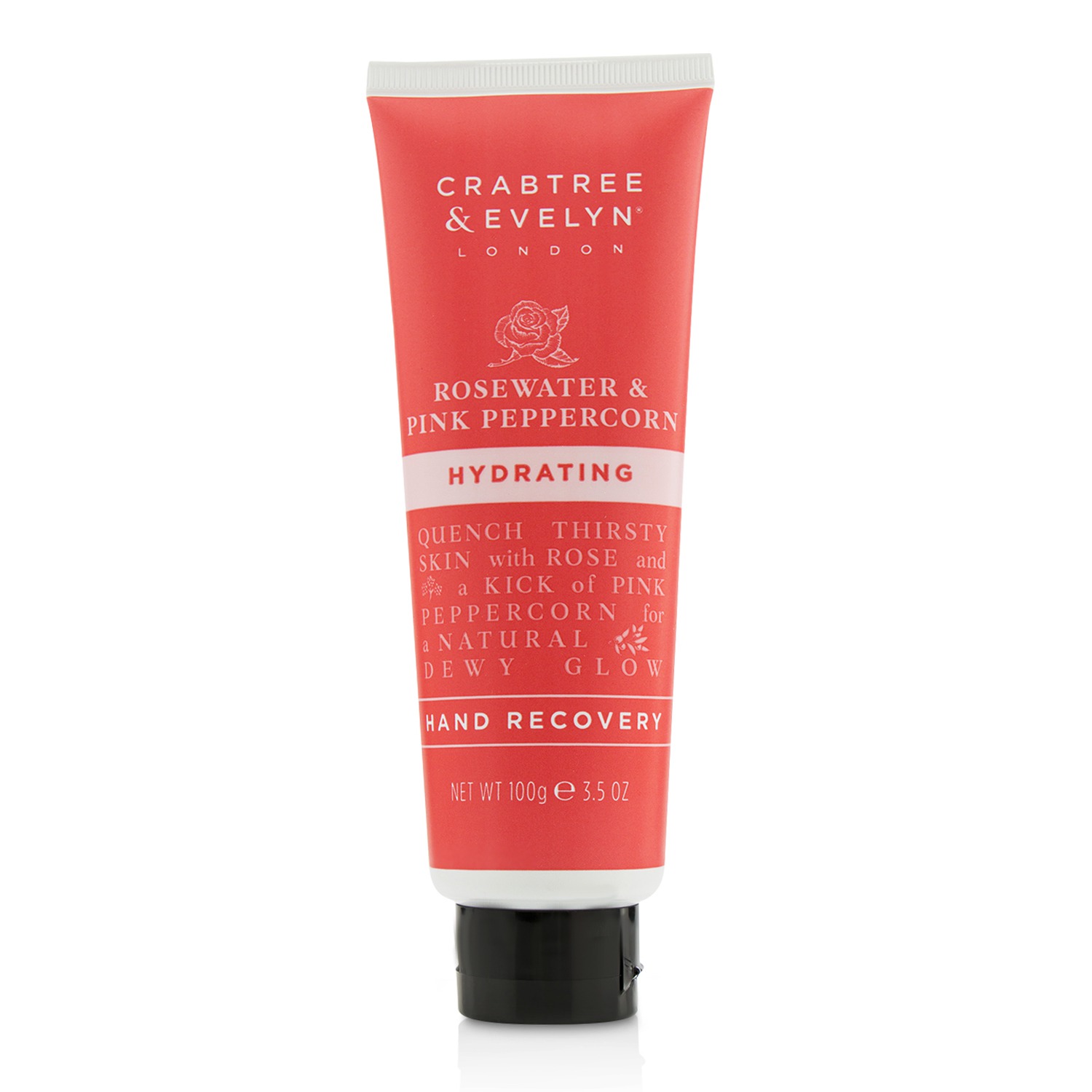 Crabtree & Evelyn Rosewater & Pink Peppercorn Hydrating Hand Recovery 100g/3.5oz