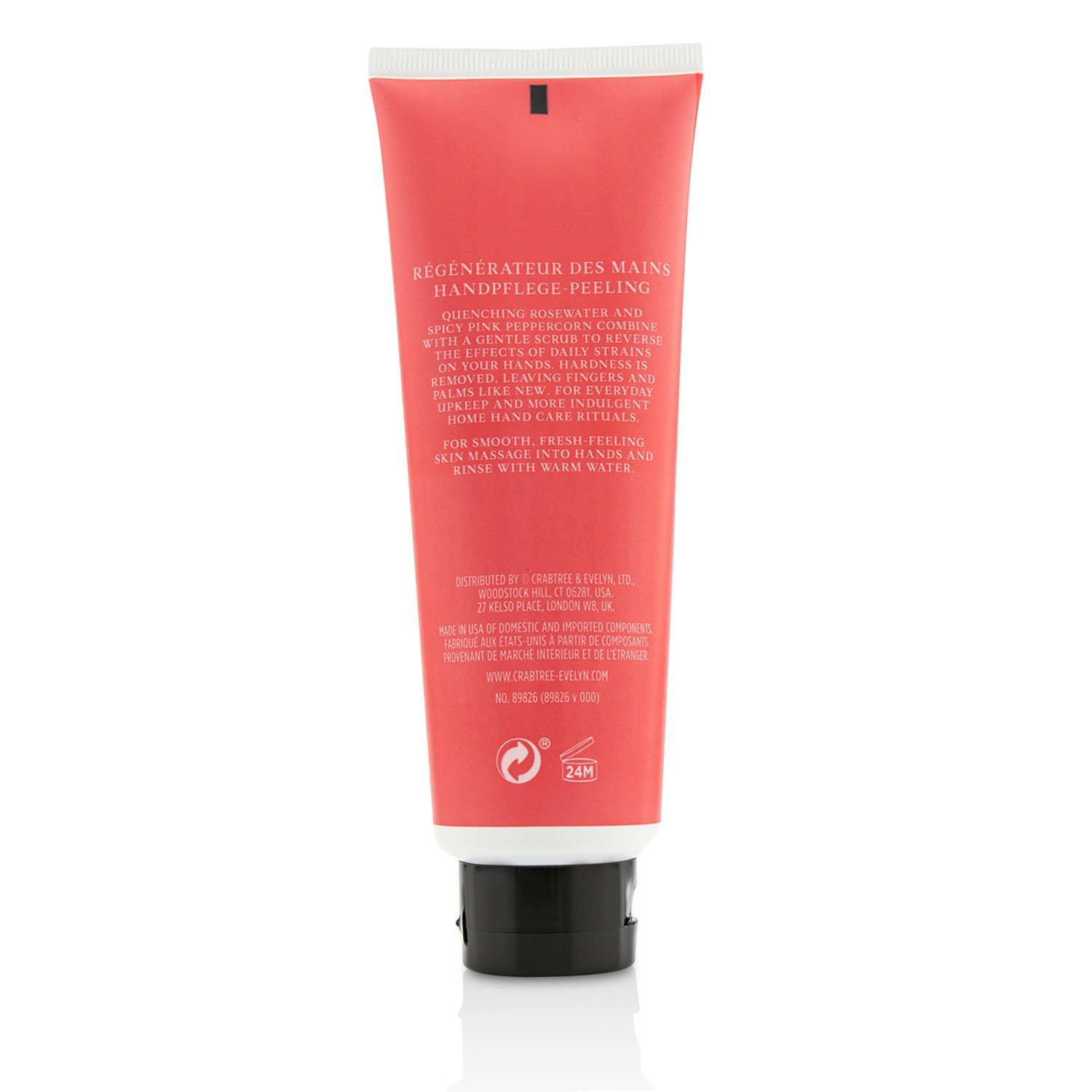 Crabtree & Evelyn Rosewater & Pink Peppercorn Hydrating Hand Recovery 100g/3.5oz