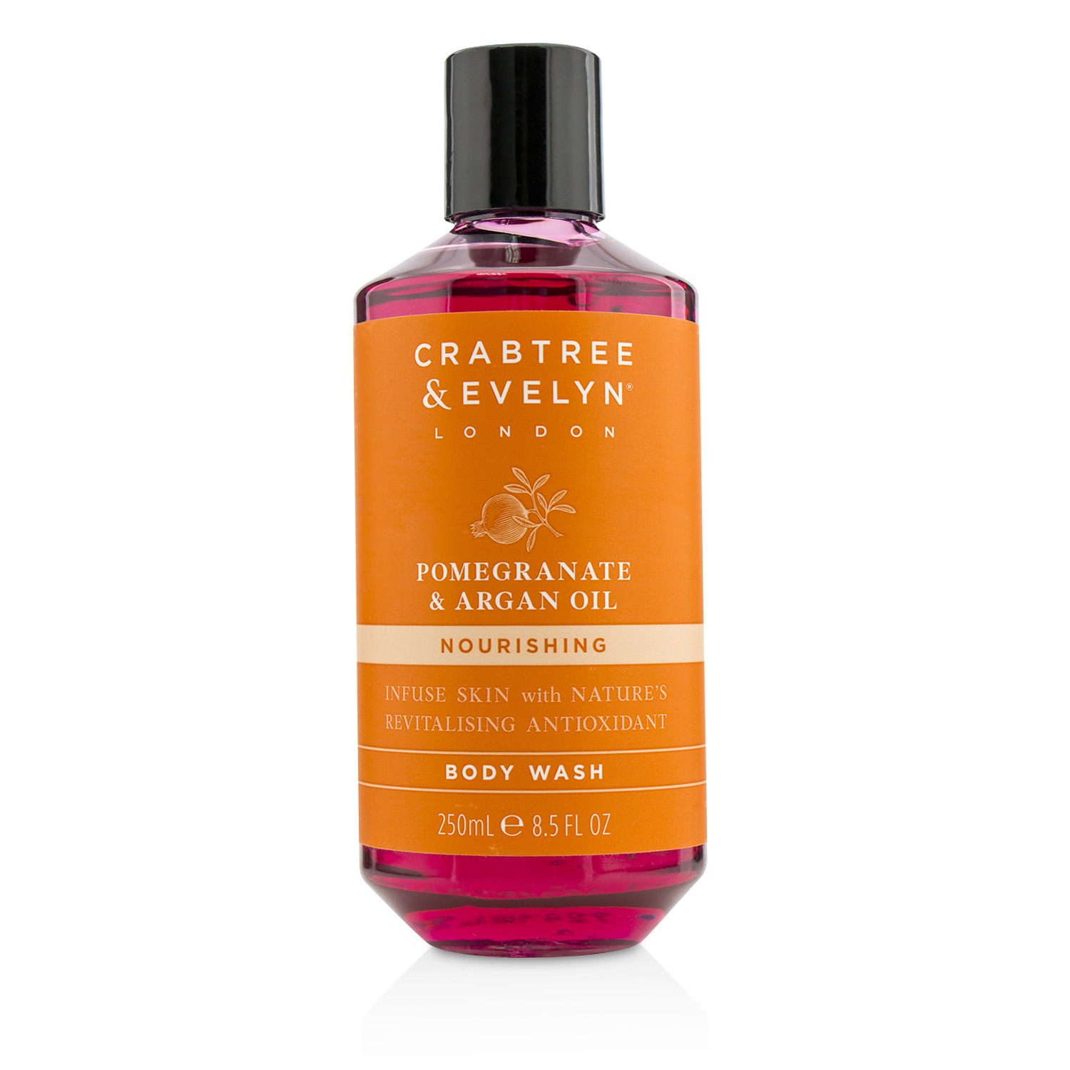 Crabtree & Evelyn Pomegranate & Argan Oil Nourishing Body Wash 250ml/8.5oz