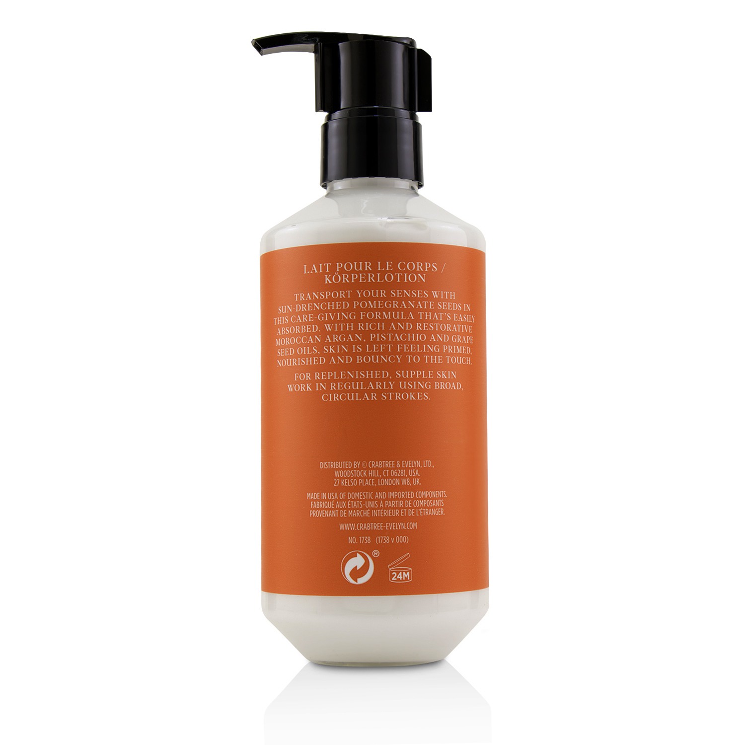 Crabtree & Evelyn Pomegranate & Argan Oil Nourishing Body Lotion 250ml/8.5oz