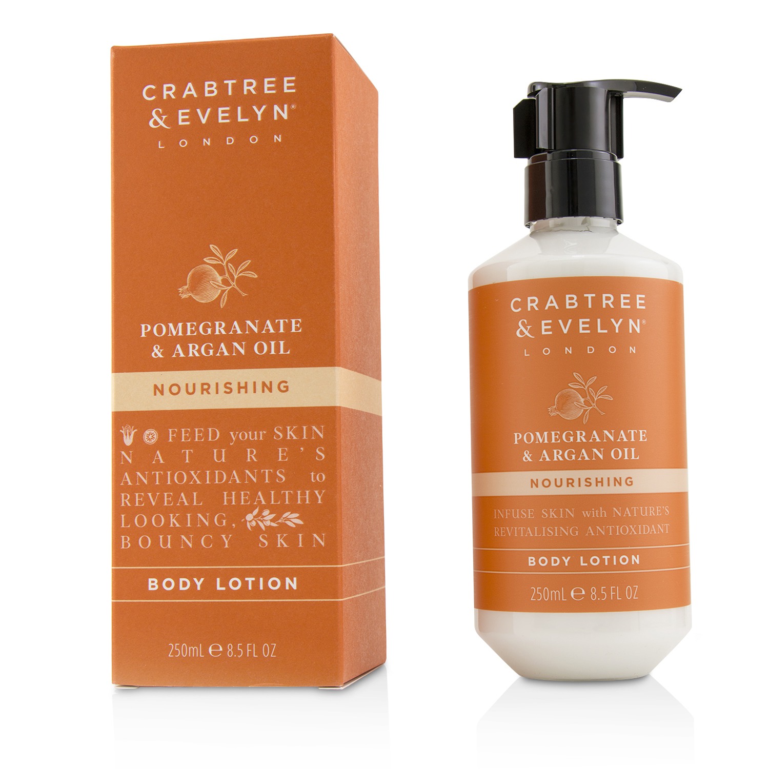 Crabtree & Evelyn Pomegranate & Argan Oil Nourishing Body Lotion 250ml/8.5oz