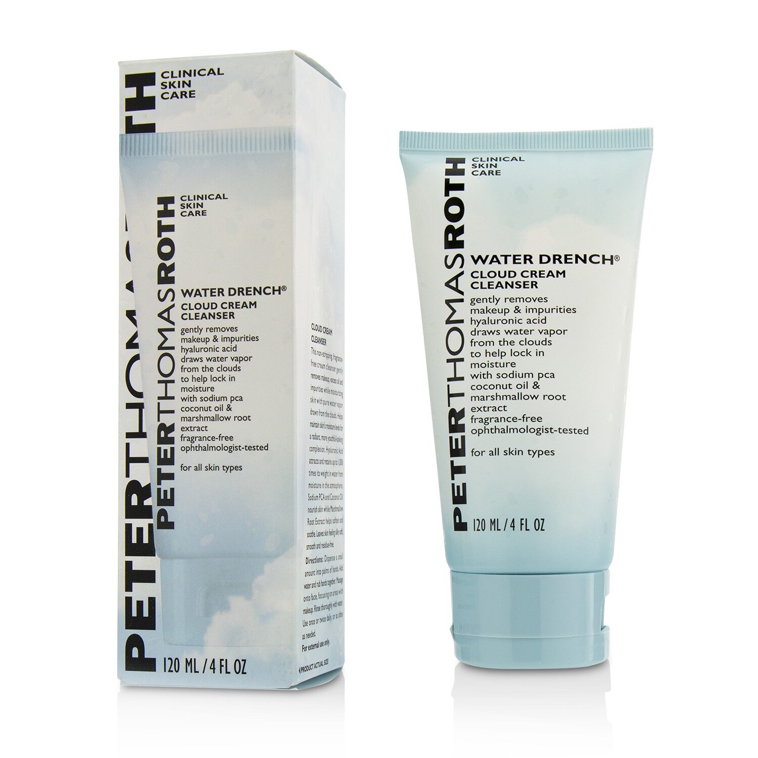 Peter Thomas Roth Water Drench Cloud Cream Cleanser קלינסר 120ml/4oz