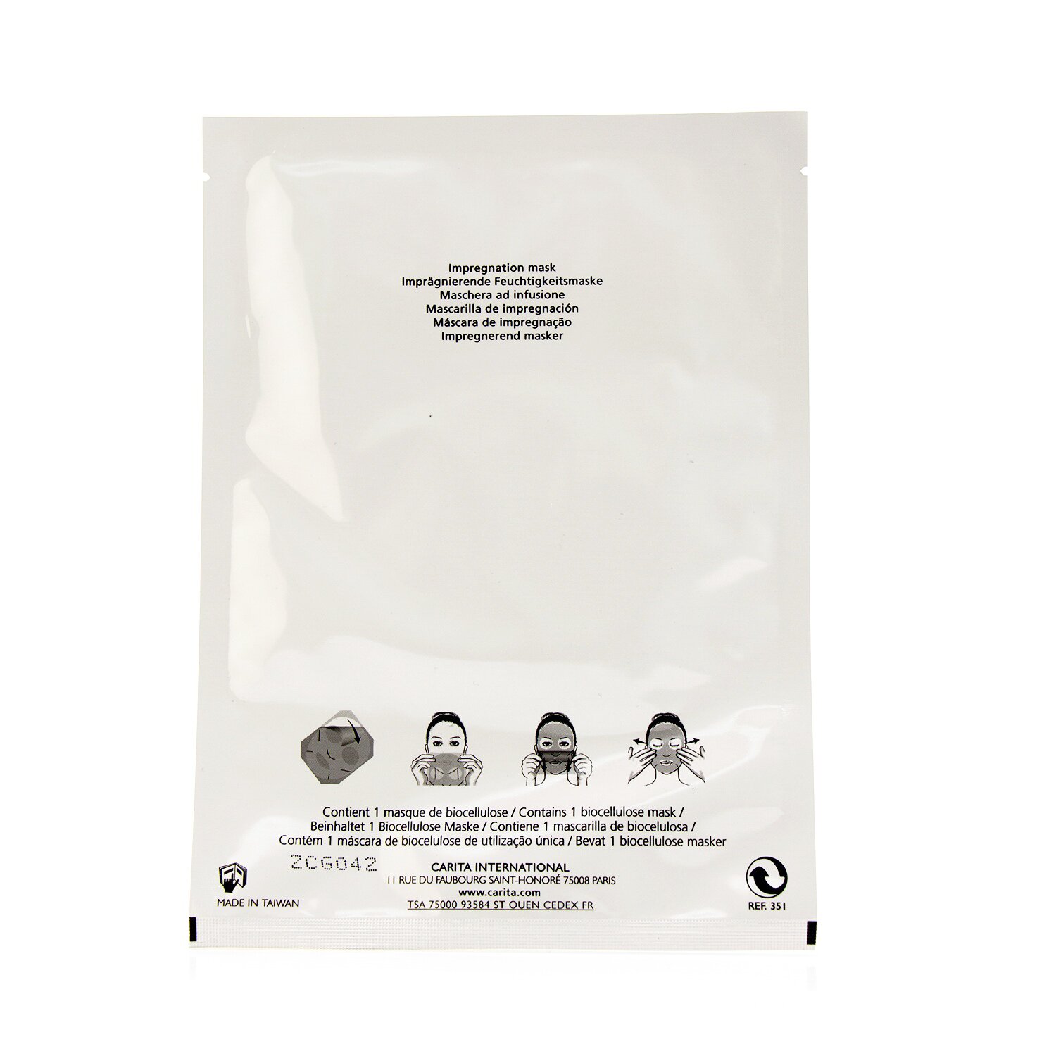 Carita Ideal Hydratation Impregnation Mask 5pcs