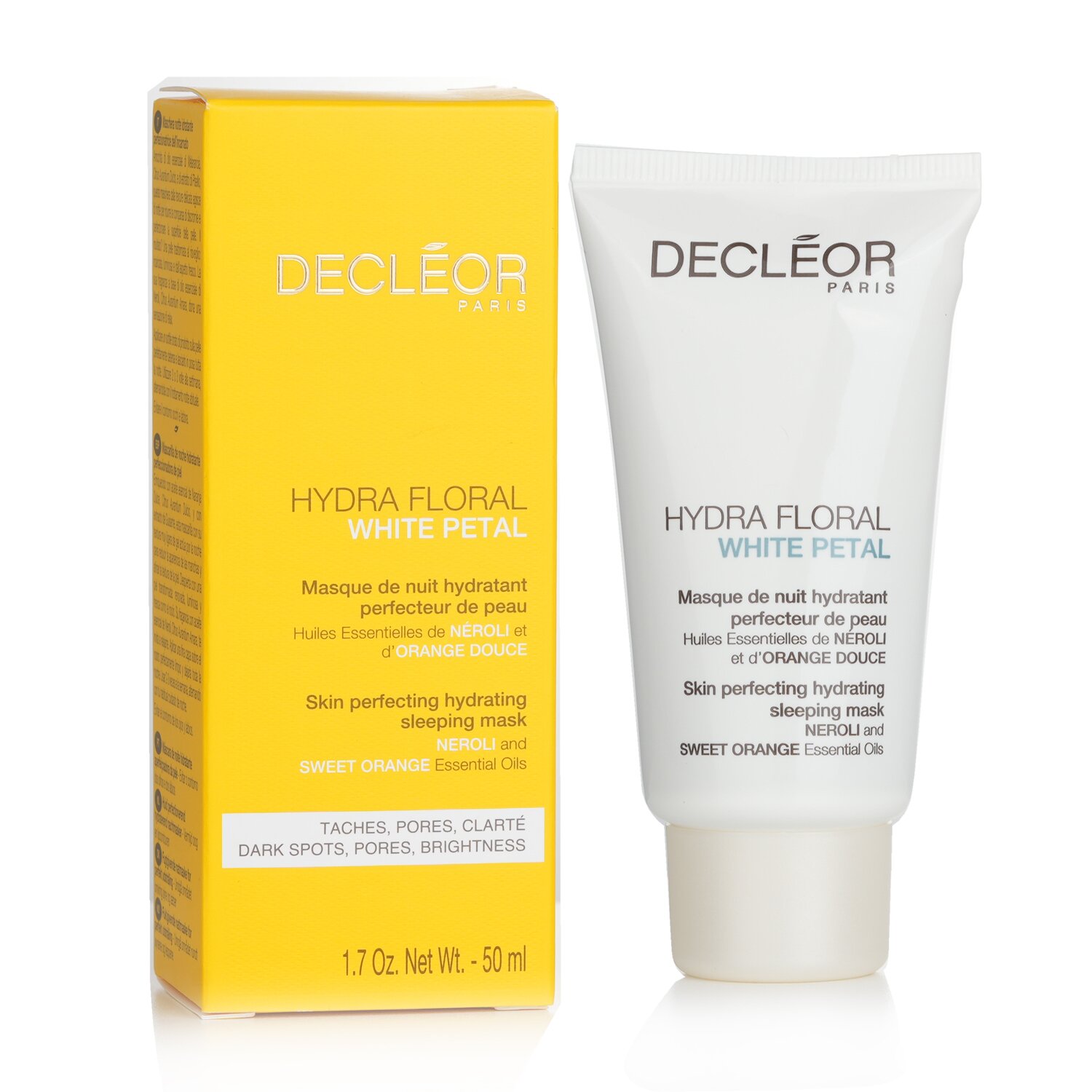 Decleor Hydra Floral White Petal Neroli & Sweet Orange Skin Perfecting Hydrating Sleeping Mask 50ml/1.7oz