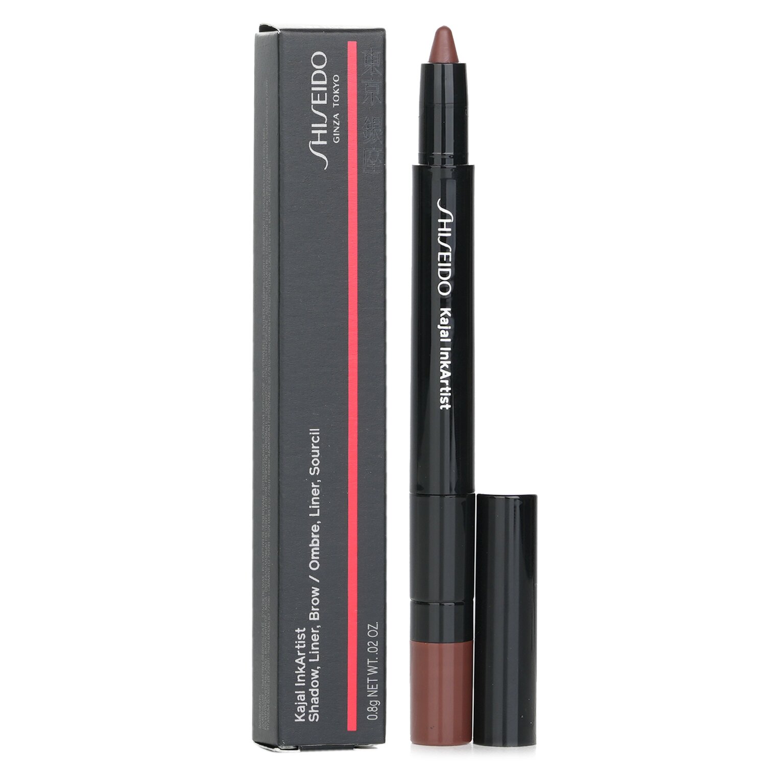 Shiseido Kajal InkArtist (Shadow, Liner, Brow), 01 Tea House (Brown) 0