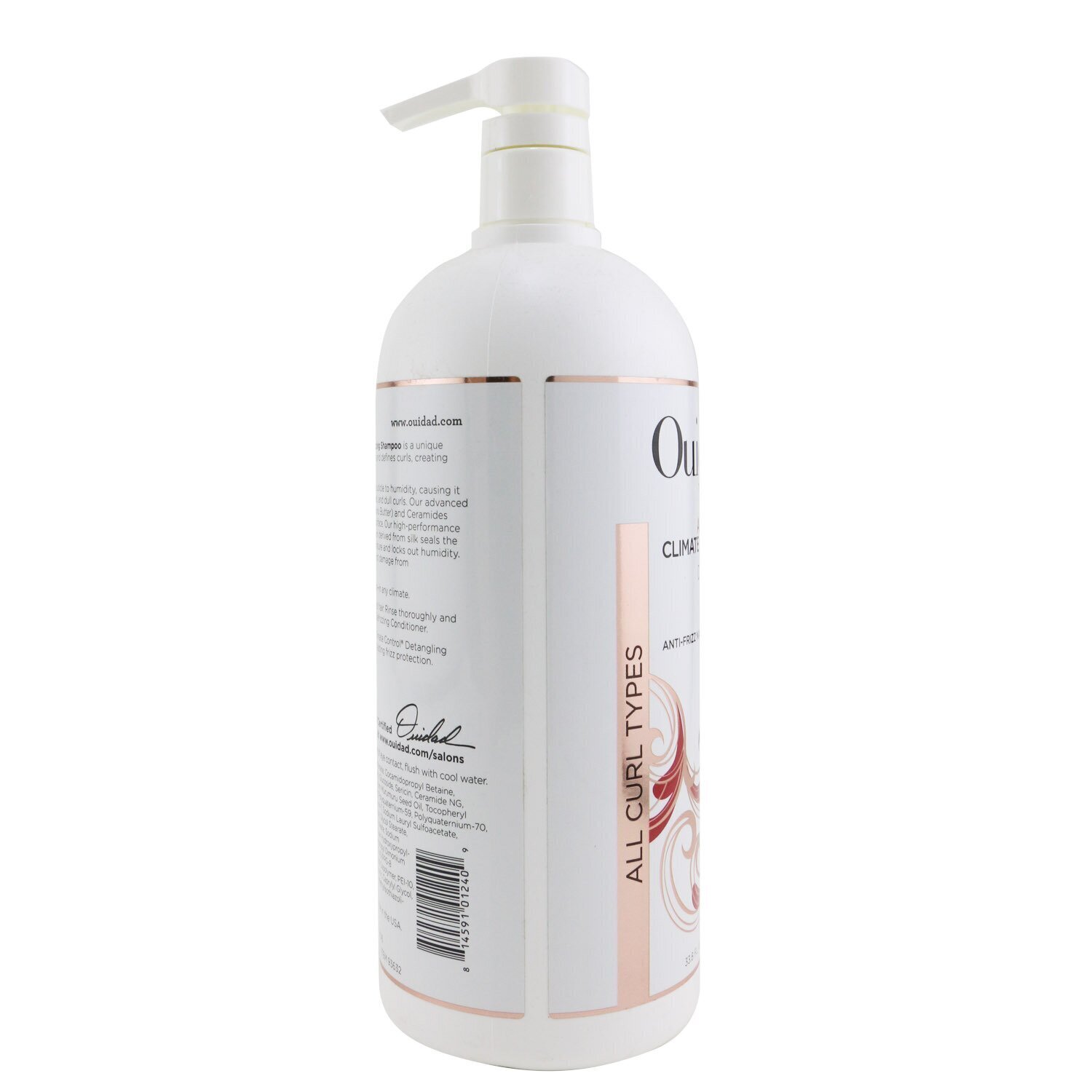 Ouidad Advanced Climate Control Champú Para el Frizz (Todo Tipo de Rizos) 1000ml/33.8oz