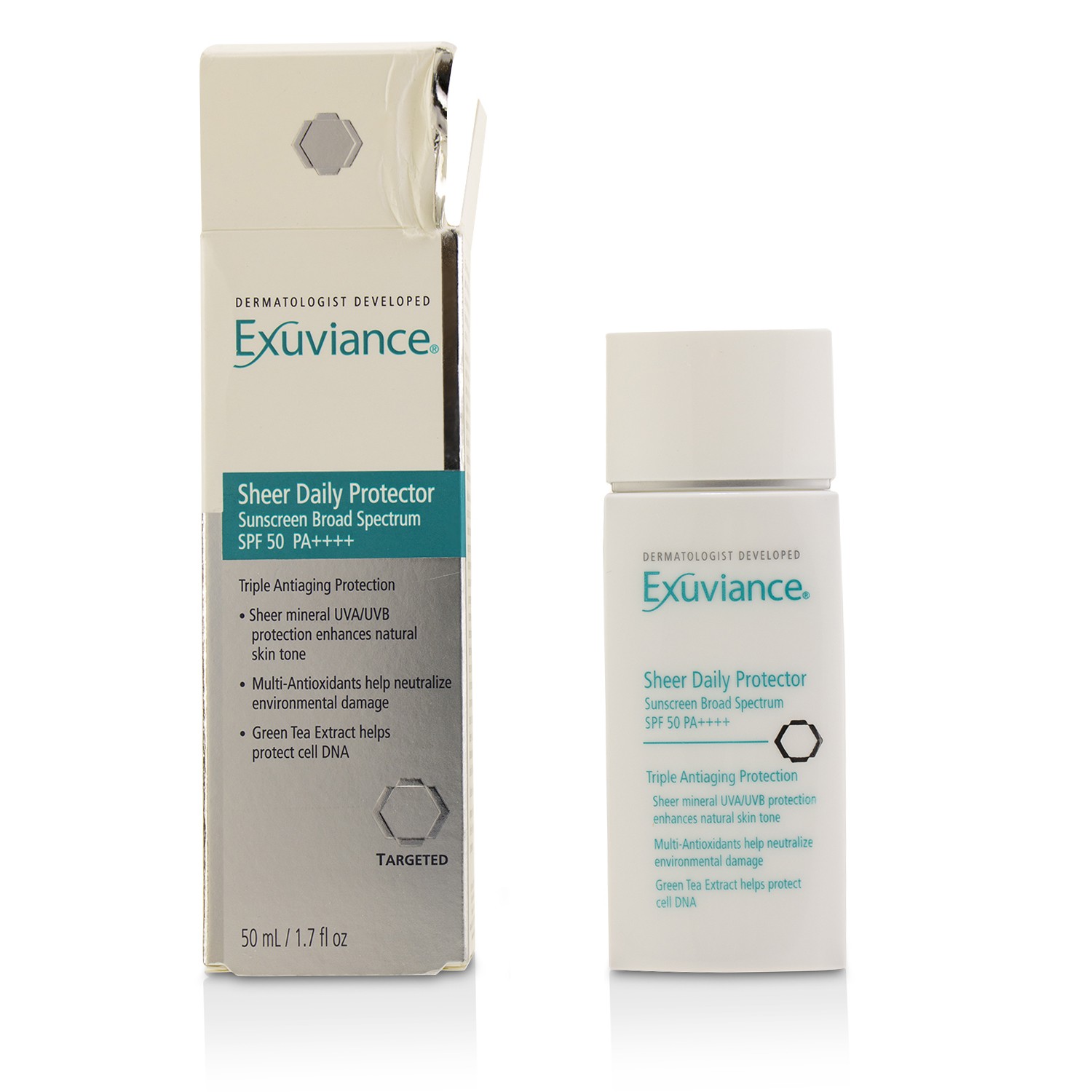 Exuviance Sheer Daily Protector SPF 50 PA++++ (Box Slightly Damaged) 50ml/1.7oz