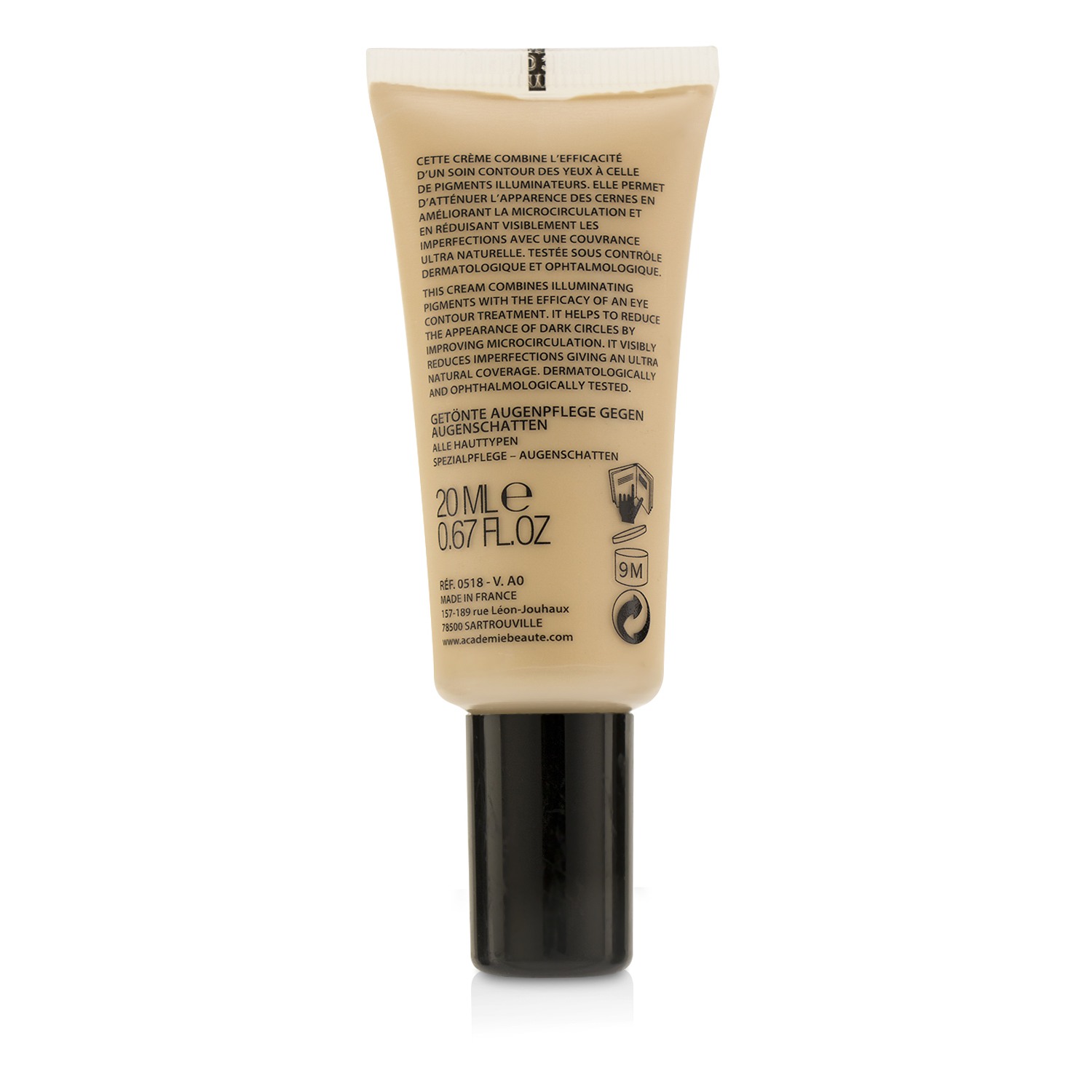 Academie Tinted Eye Contour Corrector For Dark Circles (Unboxed) 20ml/0.67oz