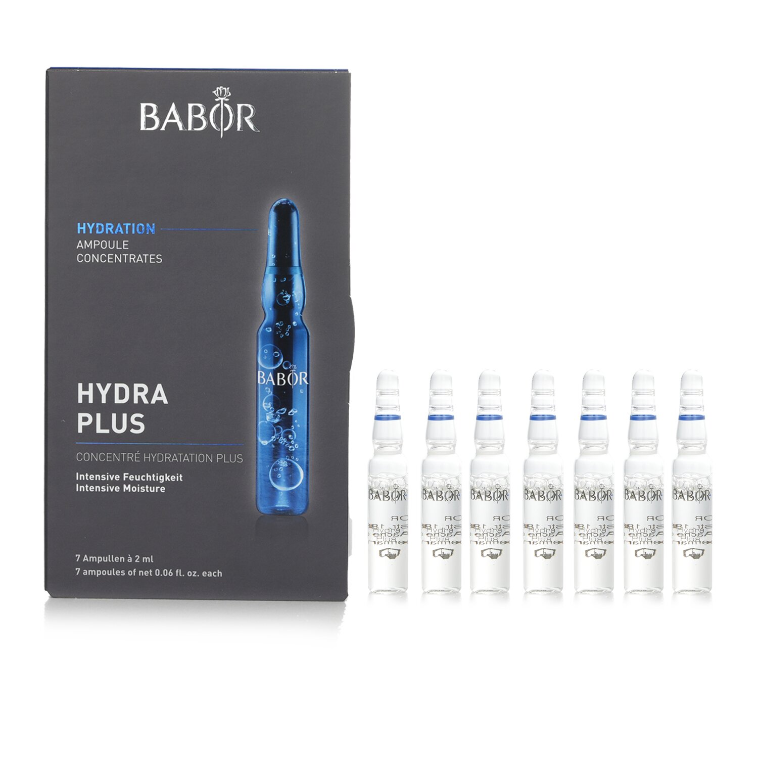 Babor Nawilżające ampułki na noc Ampoule Concentrates Hydration Hydra Plus (Intensive Moisture) - For Dry, Dehydrated Skin 7x2ml/0.06oz