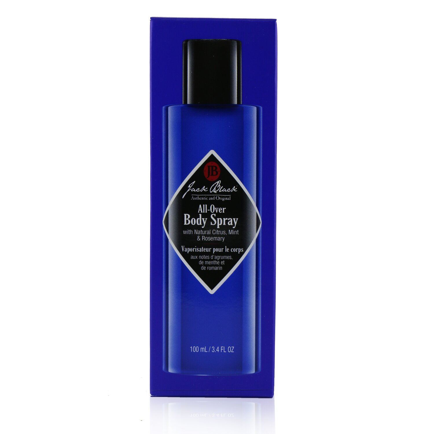 Jack Black Spray Corporal Para Todo Con Cítrico Natural, Menta & Romero 100ml/3.4oz