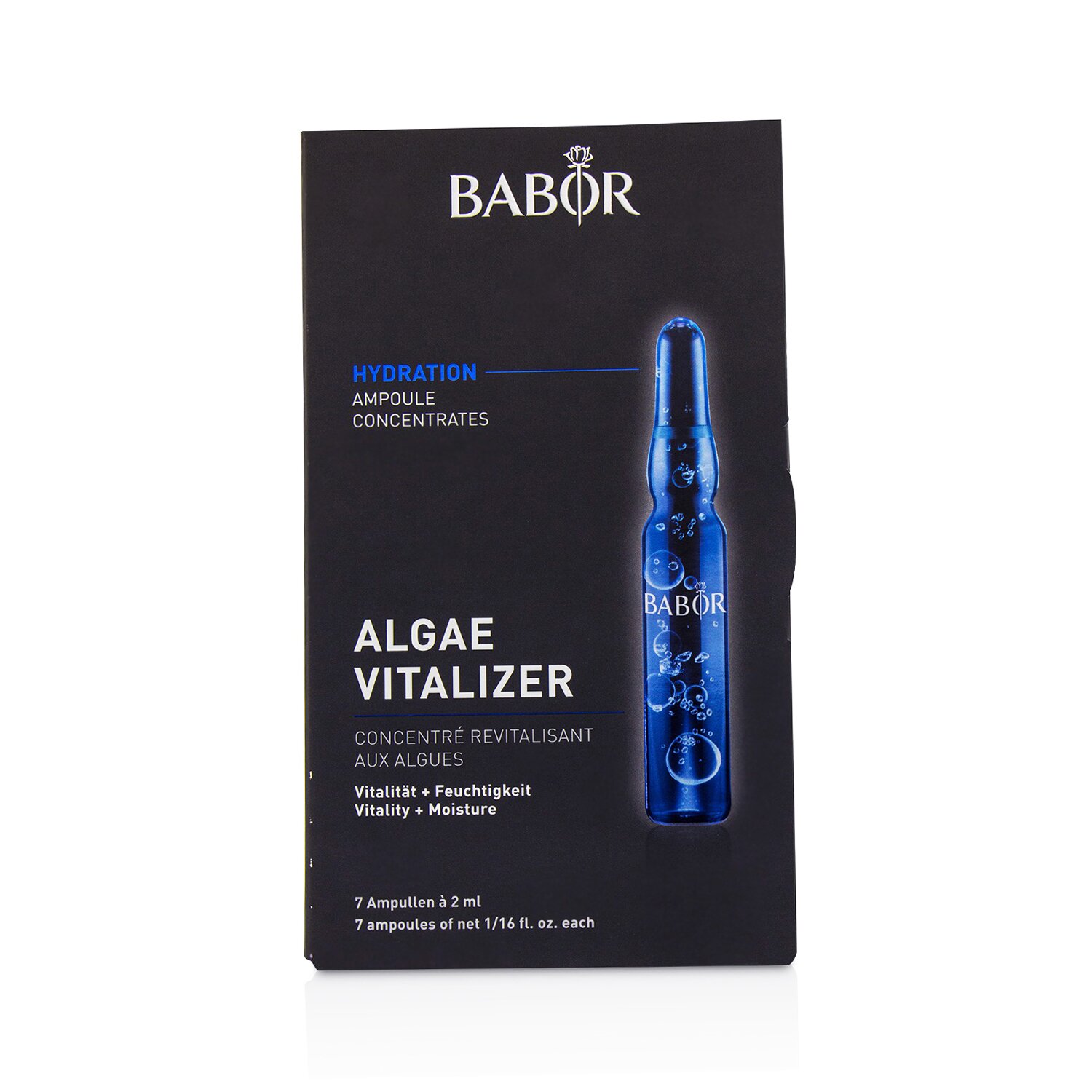 Babor Ampoule Concentrates Hydration Algae Vitalizer (Vitality + Moisture) - For Dull, Dry Skin 7x2ml/0.06oz