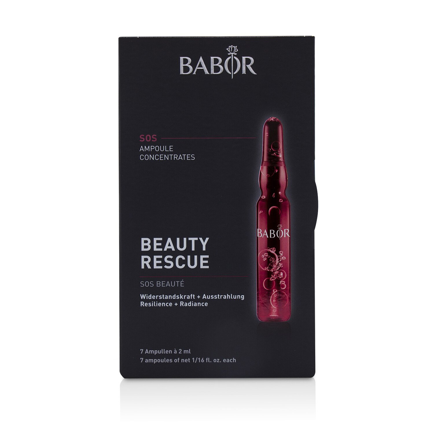Babor Ampoule Concentrates SOS Beauty Rescue (Resilience + Radiance) 7x2ml/0.06oz