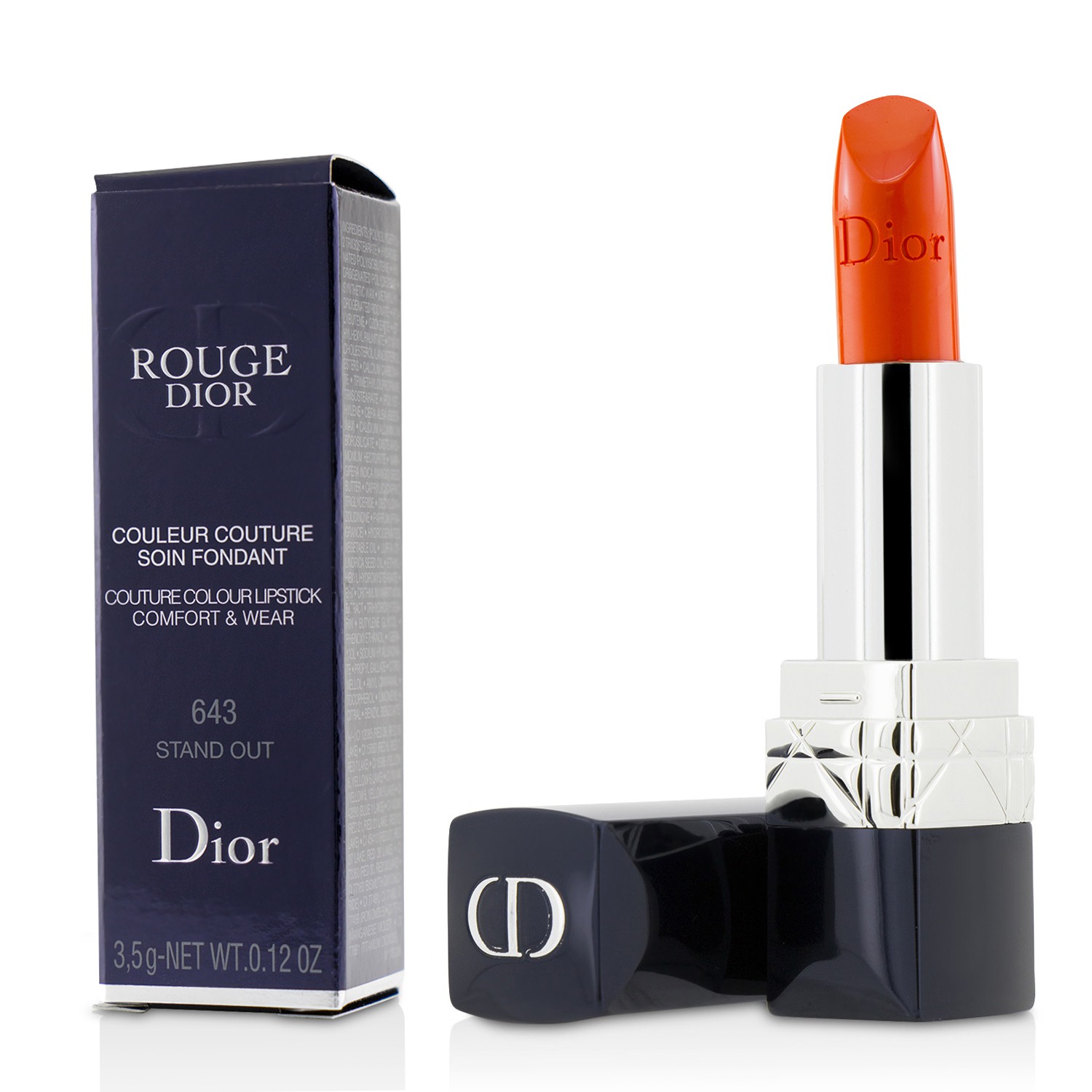 Christian Dior أحمر شفاه مريح غير لامع Rouge Dior Couture 3.5g/0.12oz