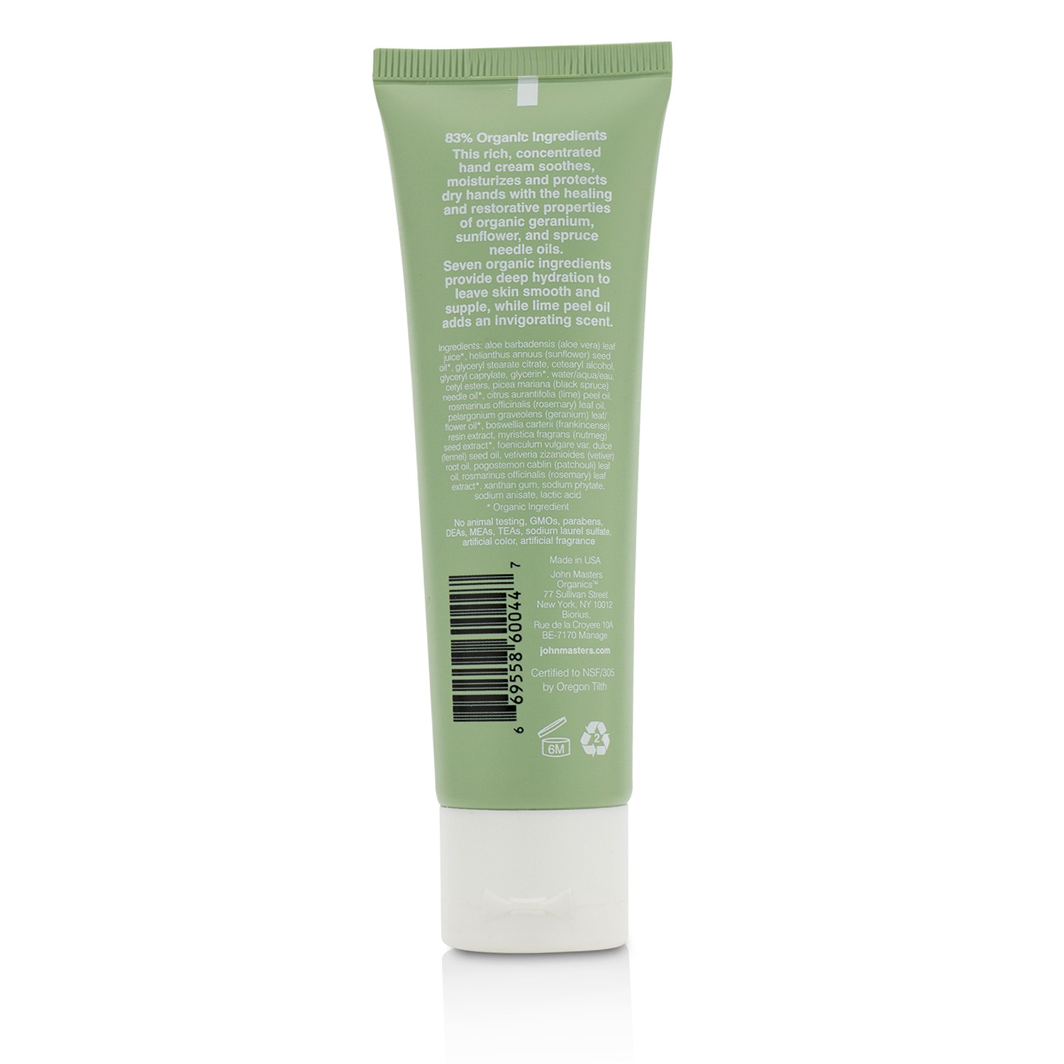 John Masters Organics Lime & Spruce Hand Cream 54ml/1.9oz