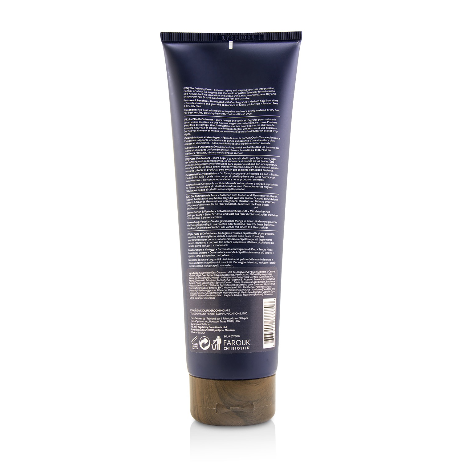 Esquire Grooming لصوق محدد لتماسك متوسط ولمعان منخفض 237ml/8oz