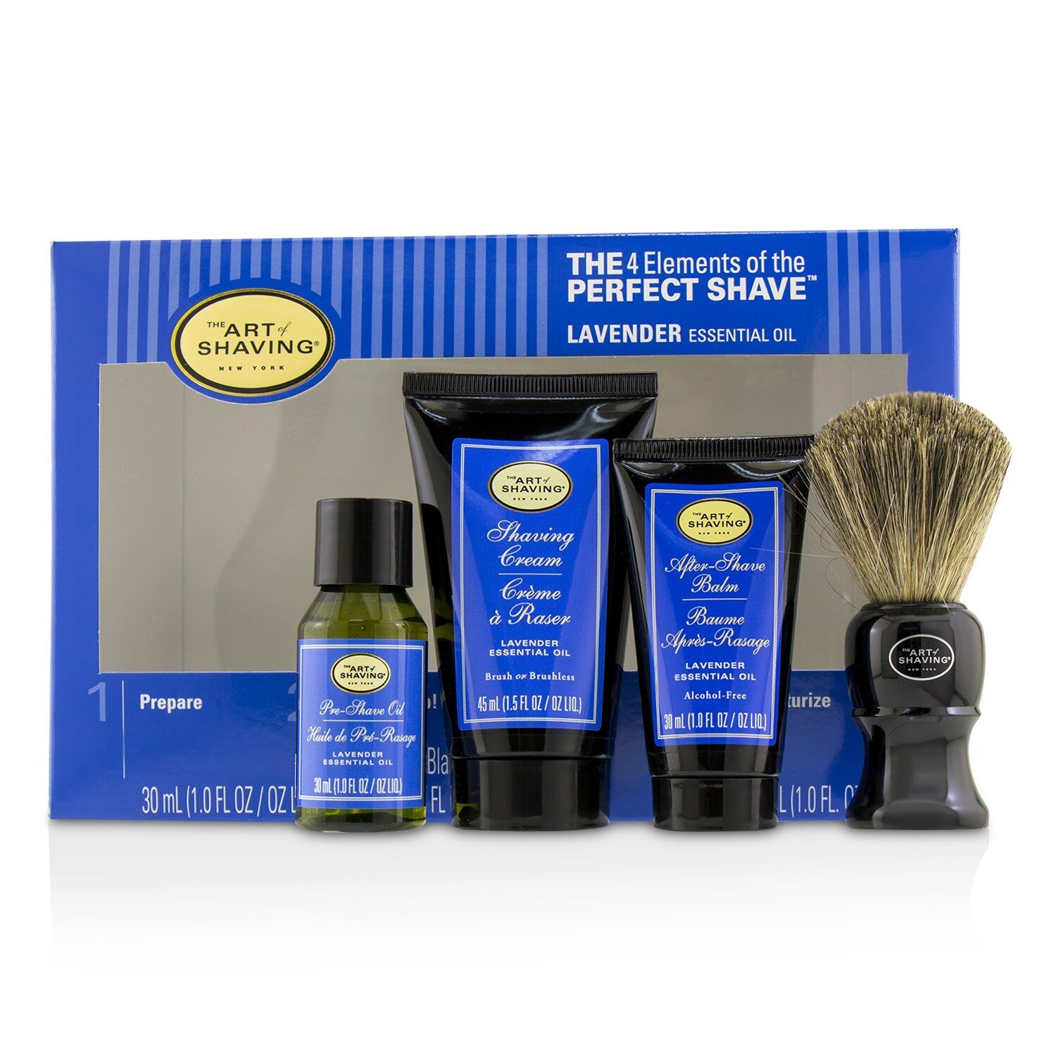 The Art Of Shaving The 4 Elements of the Perfect Shave Mid-Size Kit - Lavender 4pcs