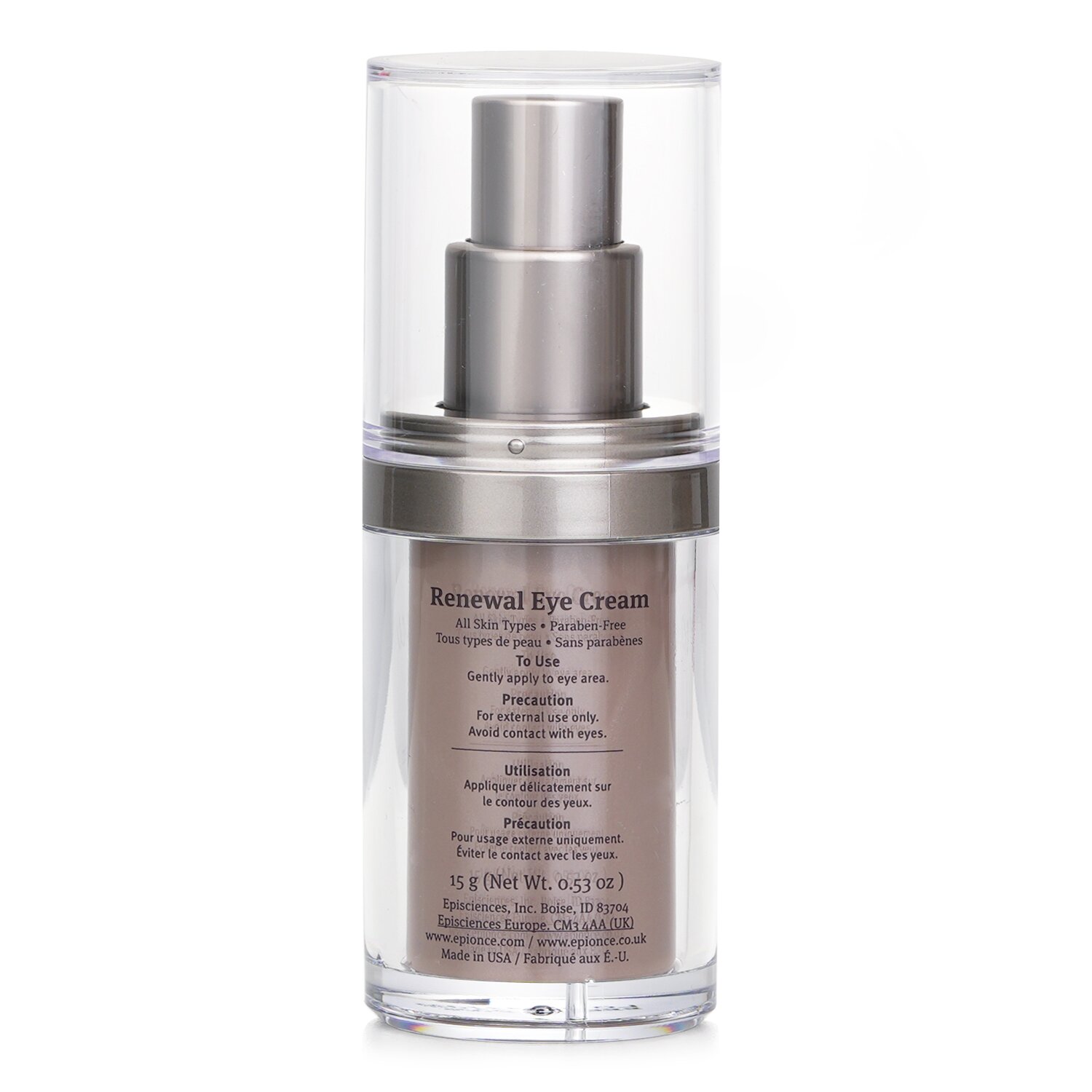 Epionce Renewal Eye Cream - For All Skin Types 15g/0.53oz