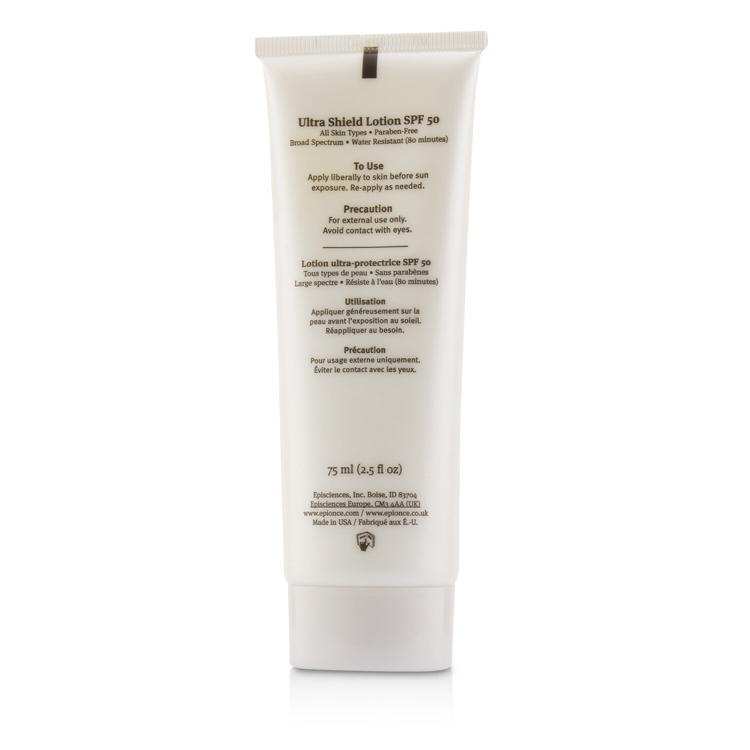 Epionce Ultra Shield Lotion SPF 50 - For All Skin Types 75ml/2.5oz