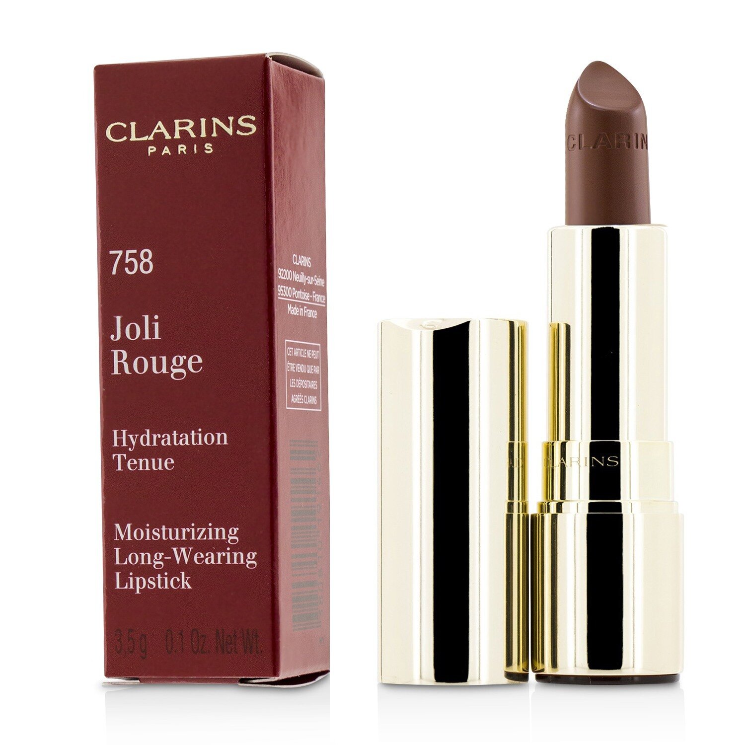 Clarins Joli Rouge (Pintalabios Hidratante de Larga Duración) 3.5g/0.1oz