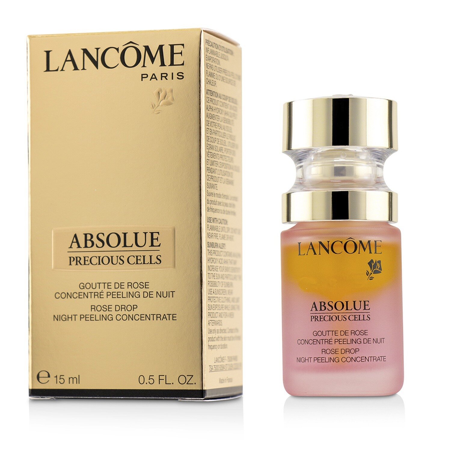 Lancome Absolue Precious Cells Rose Drop Night Peeling Concentrate 15ml/0.5oz