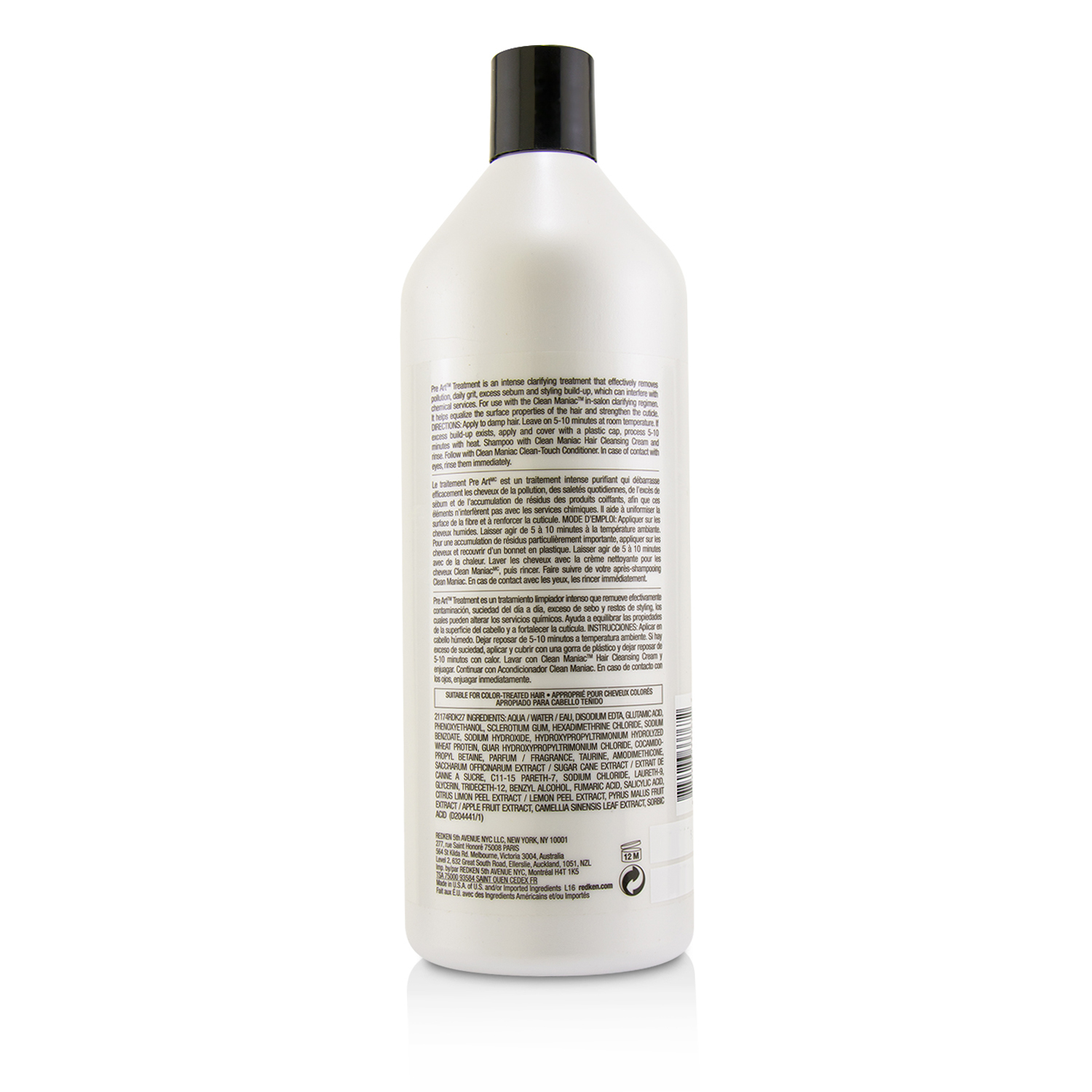 Redken Clean Maniac Pre Art Treatment Clarifying Treatment (For All Hair Types) 1000ml/33.8oz