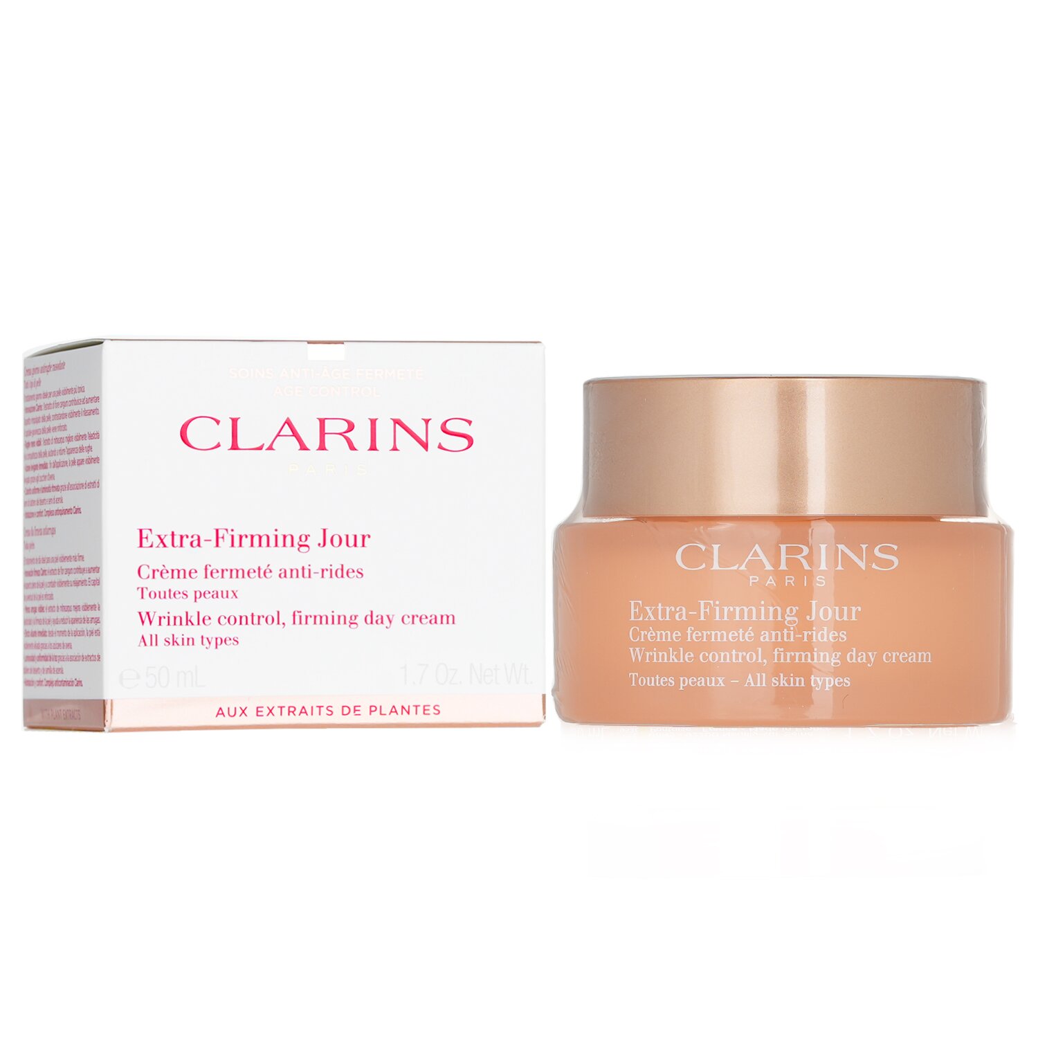 Clarins Extra-Firming Jour Wrinkle Control, Firming Day Cream - All Skin Types 50ml/1.7oz