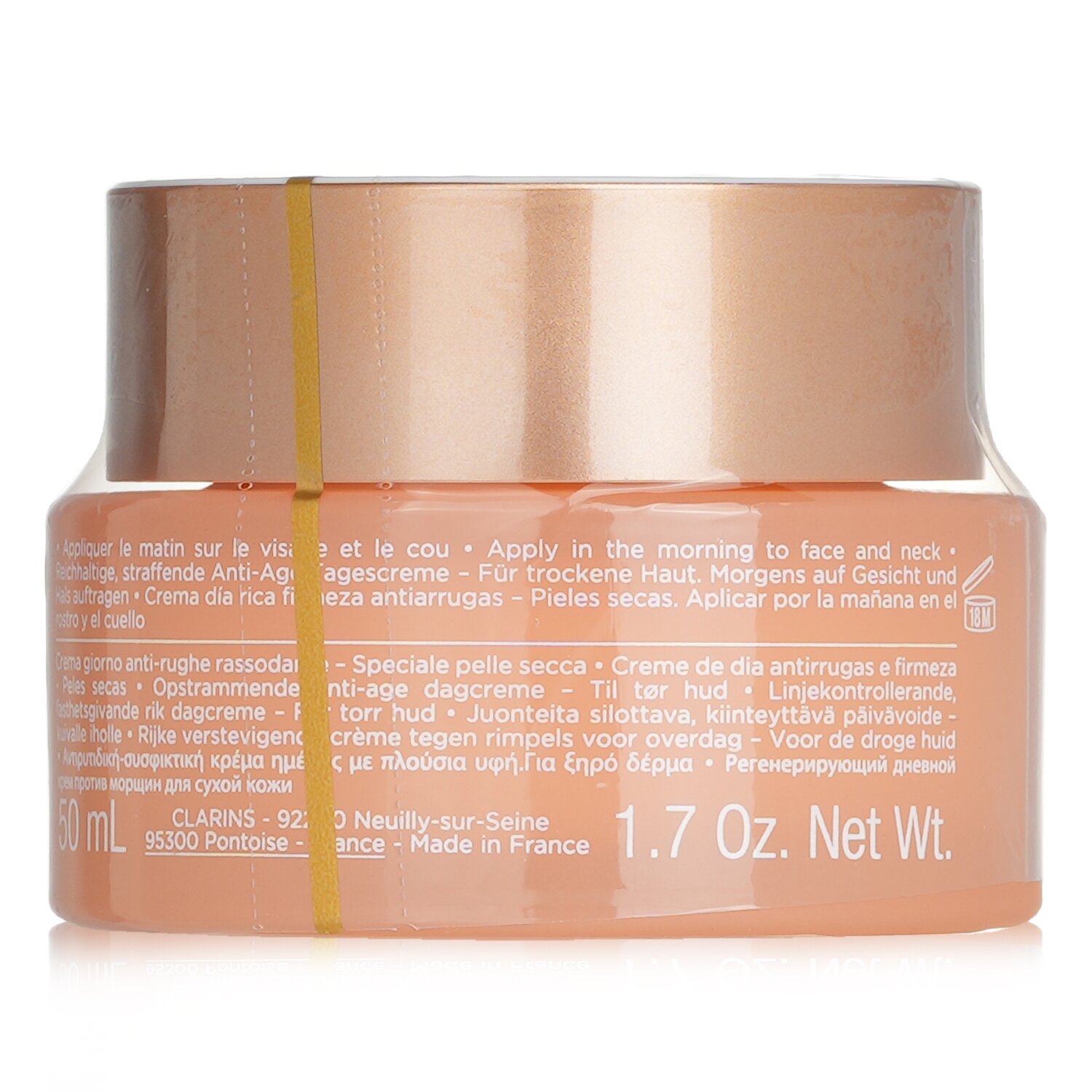 Clarins Extra-Firming Jour Crema de Día Rica Reafirmante, Control de Arrugas - Para Piel Seca 50ml/1.7oz