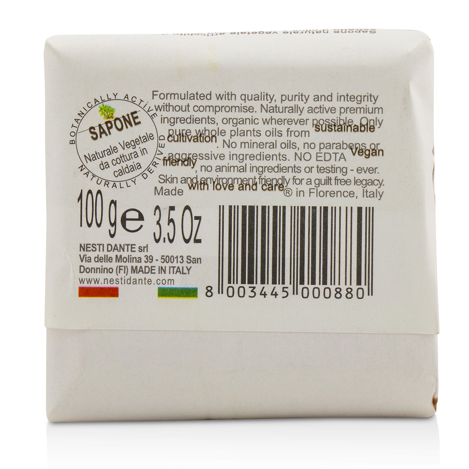 Nesti Dante Dal Frantoio Olive Oil Vegetal Soap - Argan 100g/3.5oz