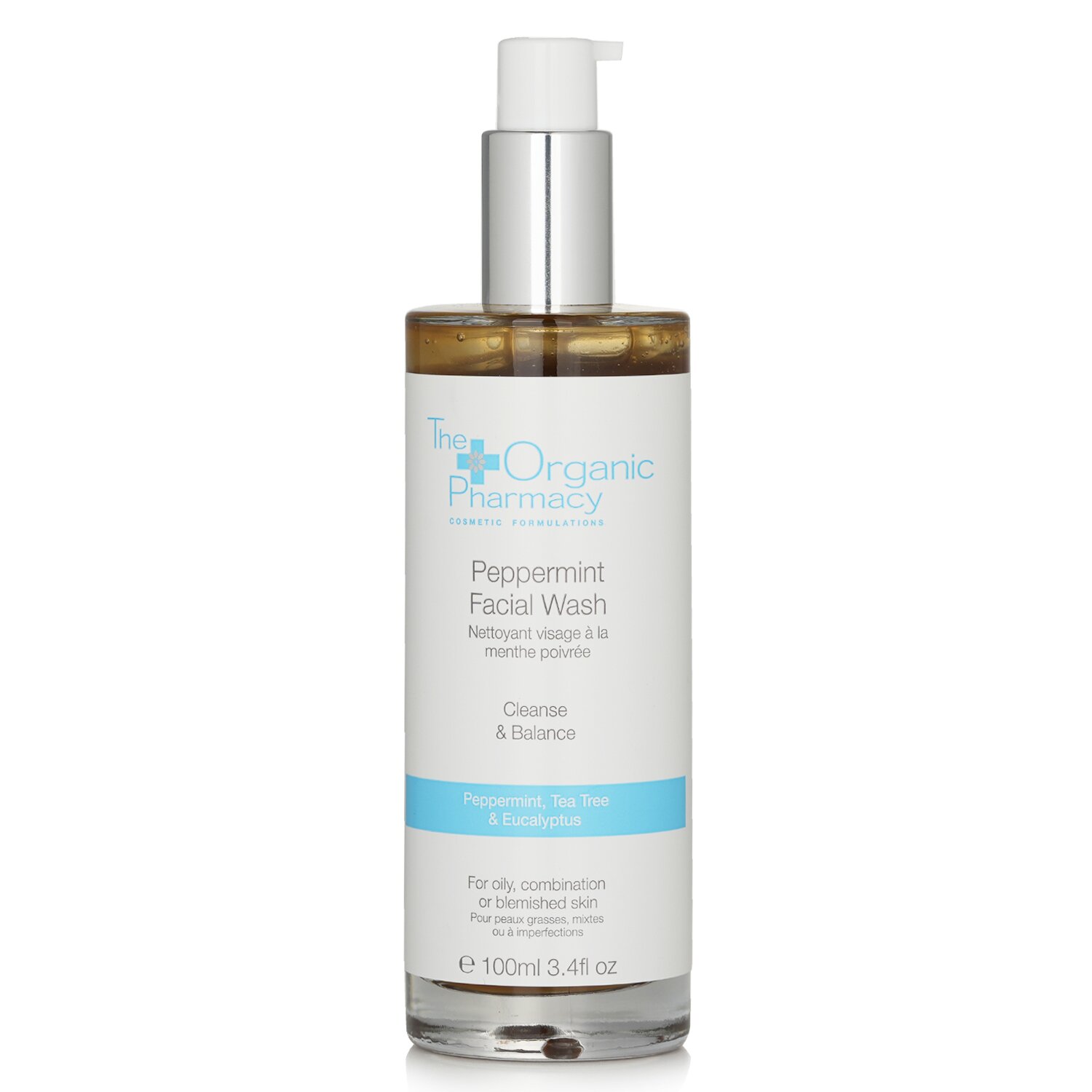 The Organic Pharmacy Peppermint Facial Wash - For Blemished Skin 100ml/3.3oz