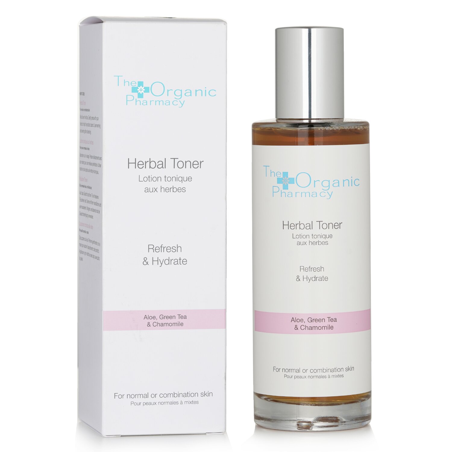 The Organic Pharmacy Herbal Toner -טונר עבור עור רגיל ומעורב 100ml/3.4oz