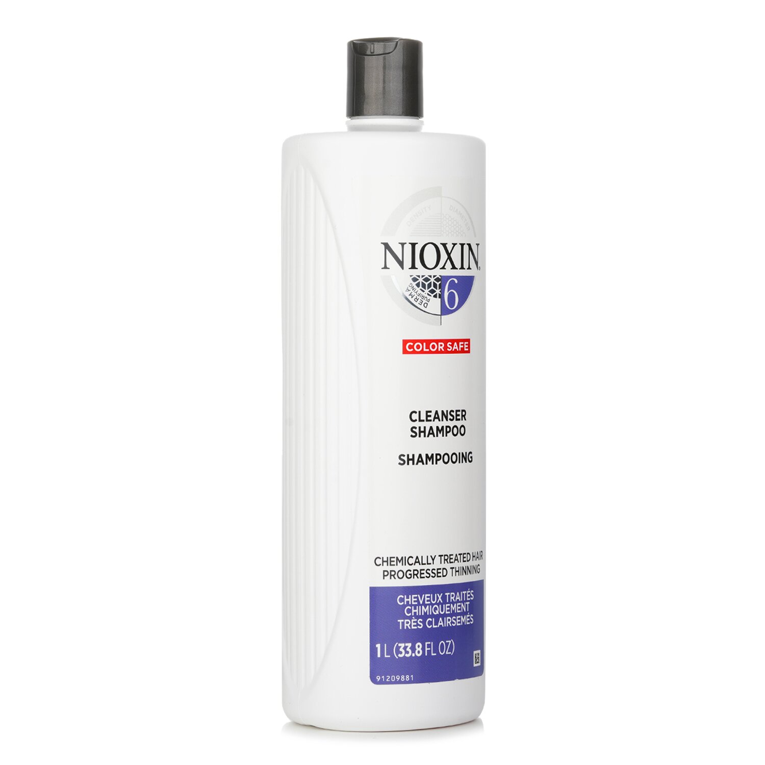 Nioxin شامبو منظف Derma Purifying System 6 (للشعر المعالج كيميائياً والرفيع جداً وآمن على اللون) 1000ml/33.8oz