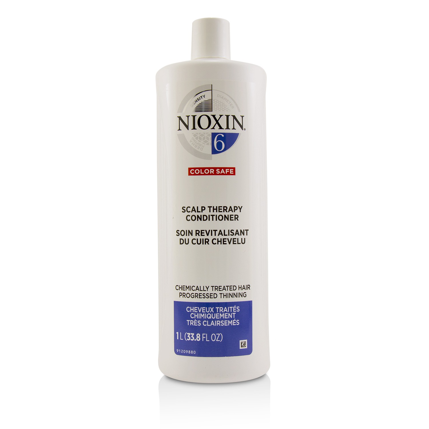 Nioxin Density System 6 Scalp Therapy Conditioner (Chemically Treated Hair, Progressed Thinning, Color Safe) 1000ml/33.8oz