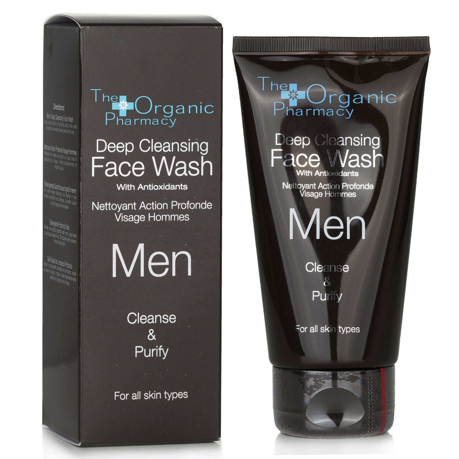 The Organic Pharmacy Men Deep Cleansing Face Wash - Cleanse & Purify 75ml/2.5oz