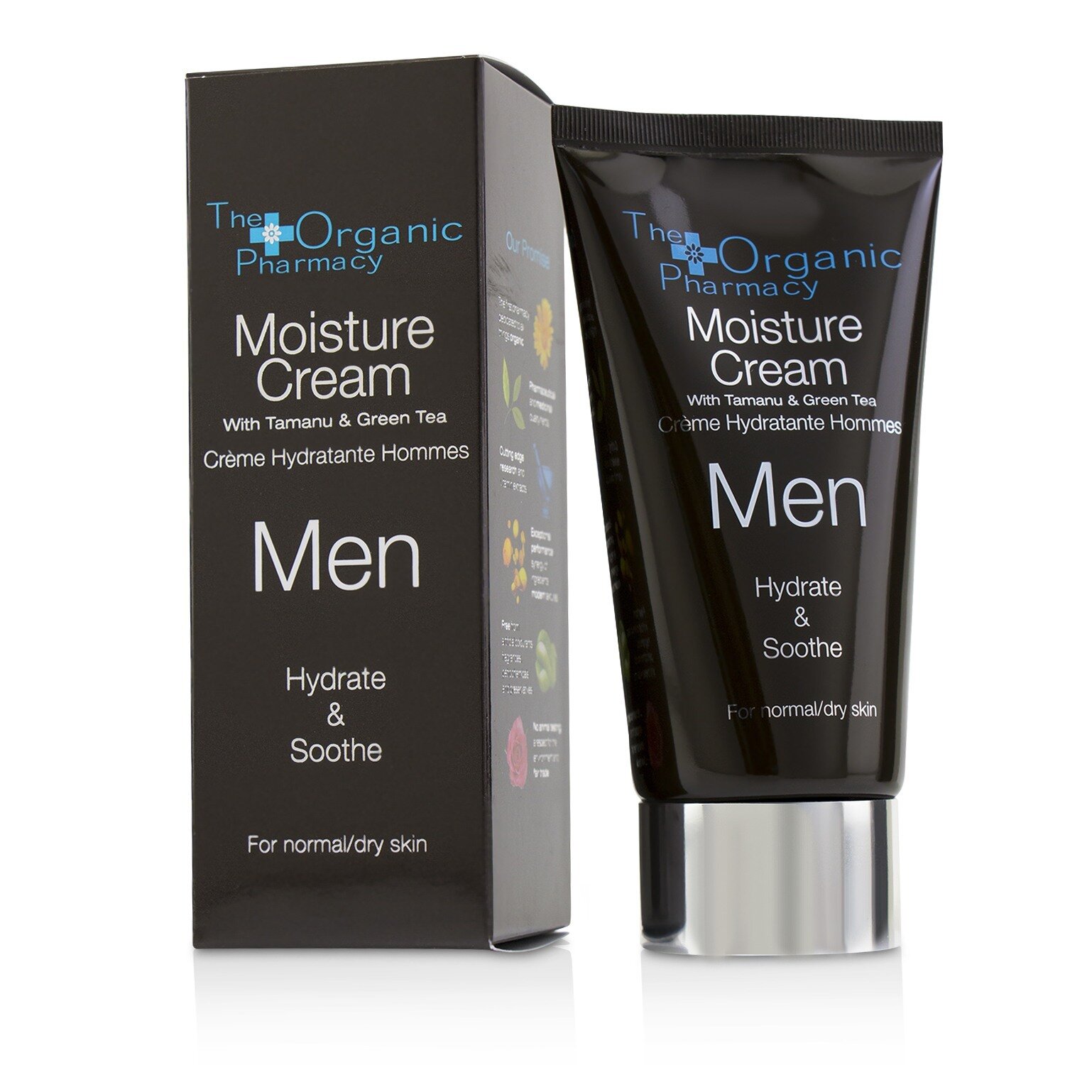 The Organic Pharmacy Men Moisture Cream - Hydrate & Soothe - For Normal & Dry Skin 75ml/2.5oz