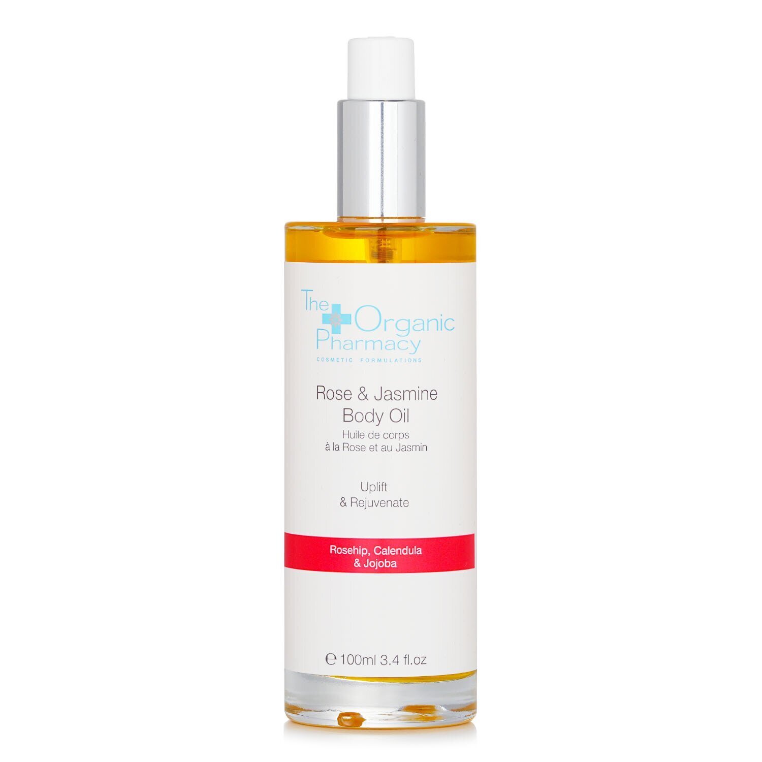 The Organic Pharmacy Rose & Jasmine Body Oil 100ml/3.4oz