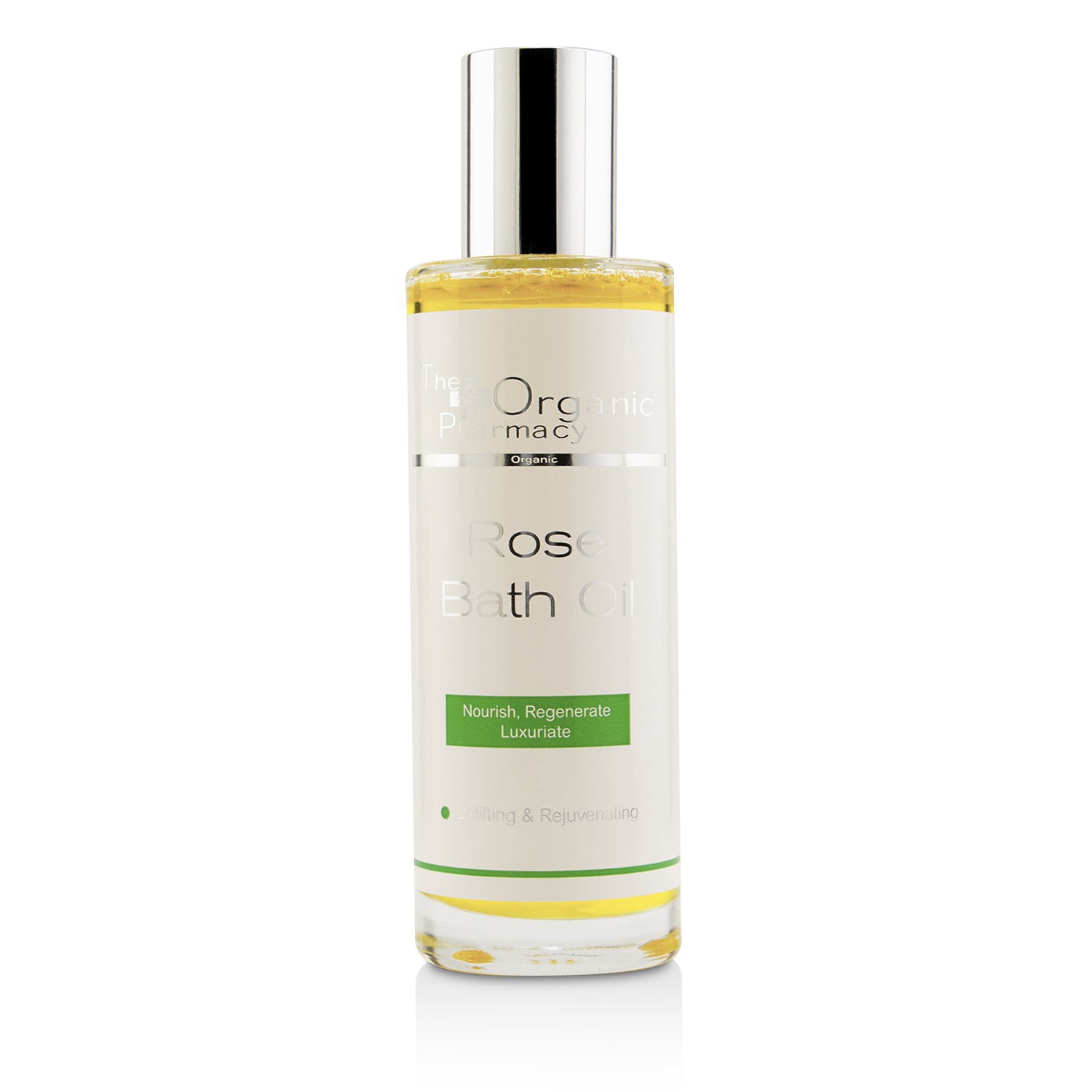 The Organic Pharmacy Rose Bath Oil - Uplifting & Rejuvenating 100ml/3.3oz