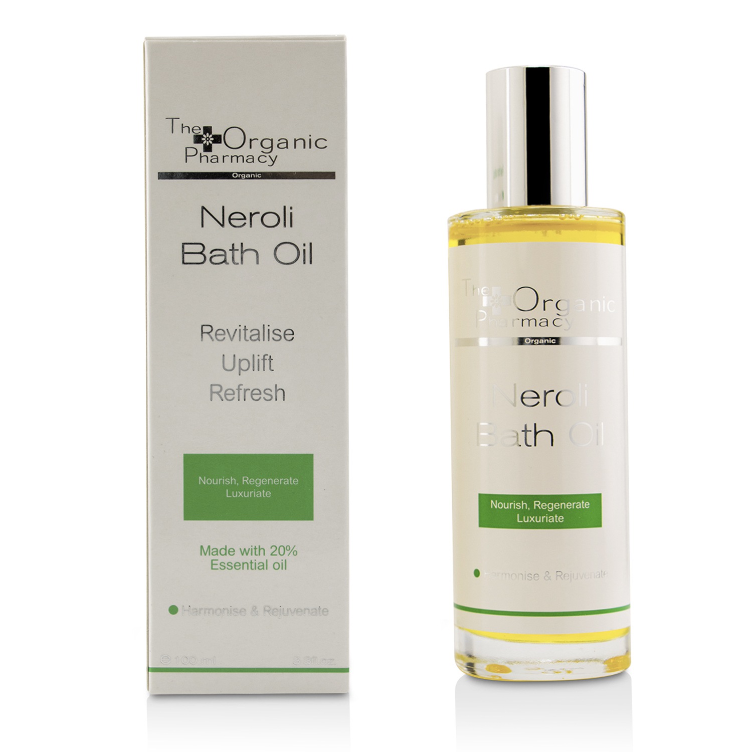 The Organic Pharmacy Neroli Bath Oil - Harmonise & Rejuvenate 100ml/3.3oz