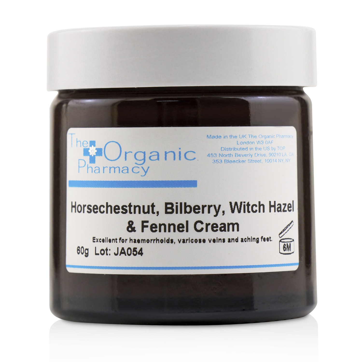 The Organic Pharmacy Bilberry Complex Cream - For Haemorrhoids, Varicose Veins & Aching Feet 60g/2.11oz