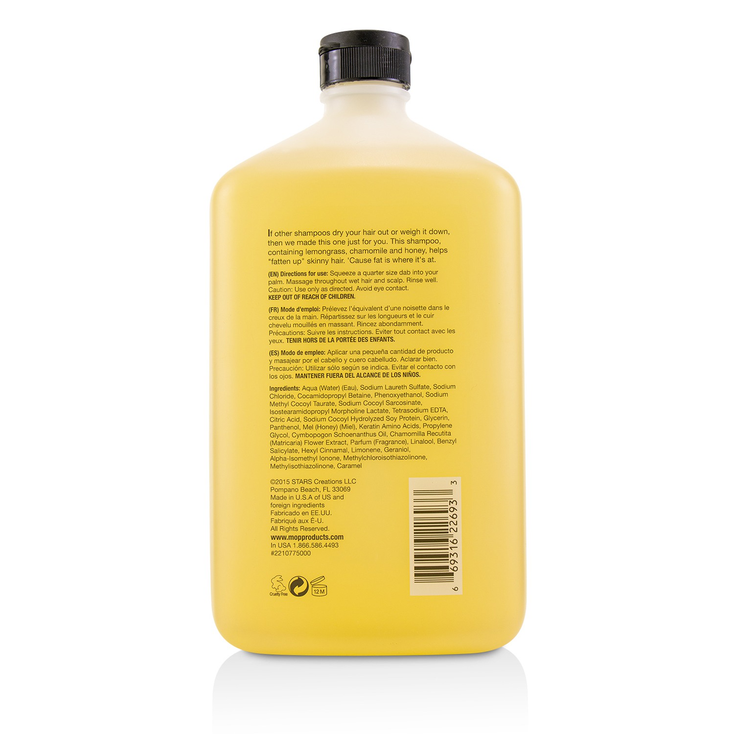 MOP  Modern Organic Products MOP Lemongrass Volume Shampoo (For Fine Hair) 1000ml/33.8oz