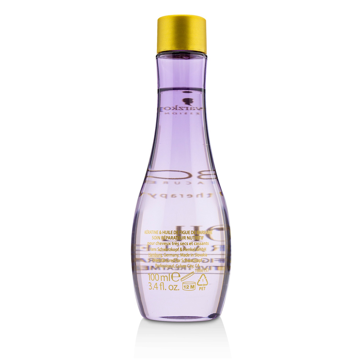 Schwarzkopf علاج مرمم بالكيراتين وزيت التين البربري BC Oil Miracle (للشعر الجاف جداً والمتقصف) 100ml/3.4oz