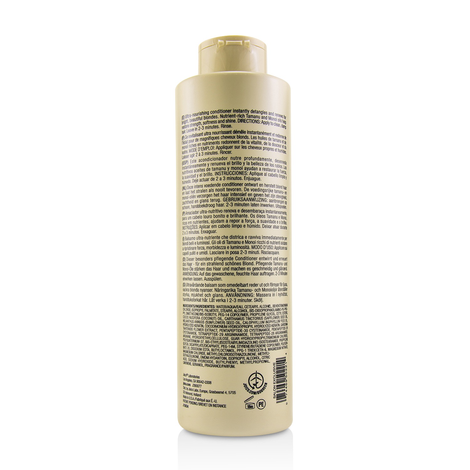 Joico 金髮人生亮采潤髮乳(閃亮柔軟) Blonde Life Brightening Conditioner 1000ml/33.8oz